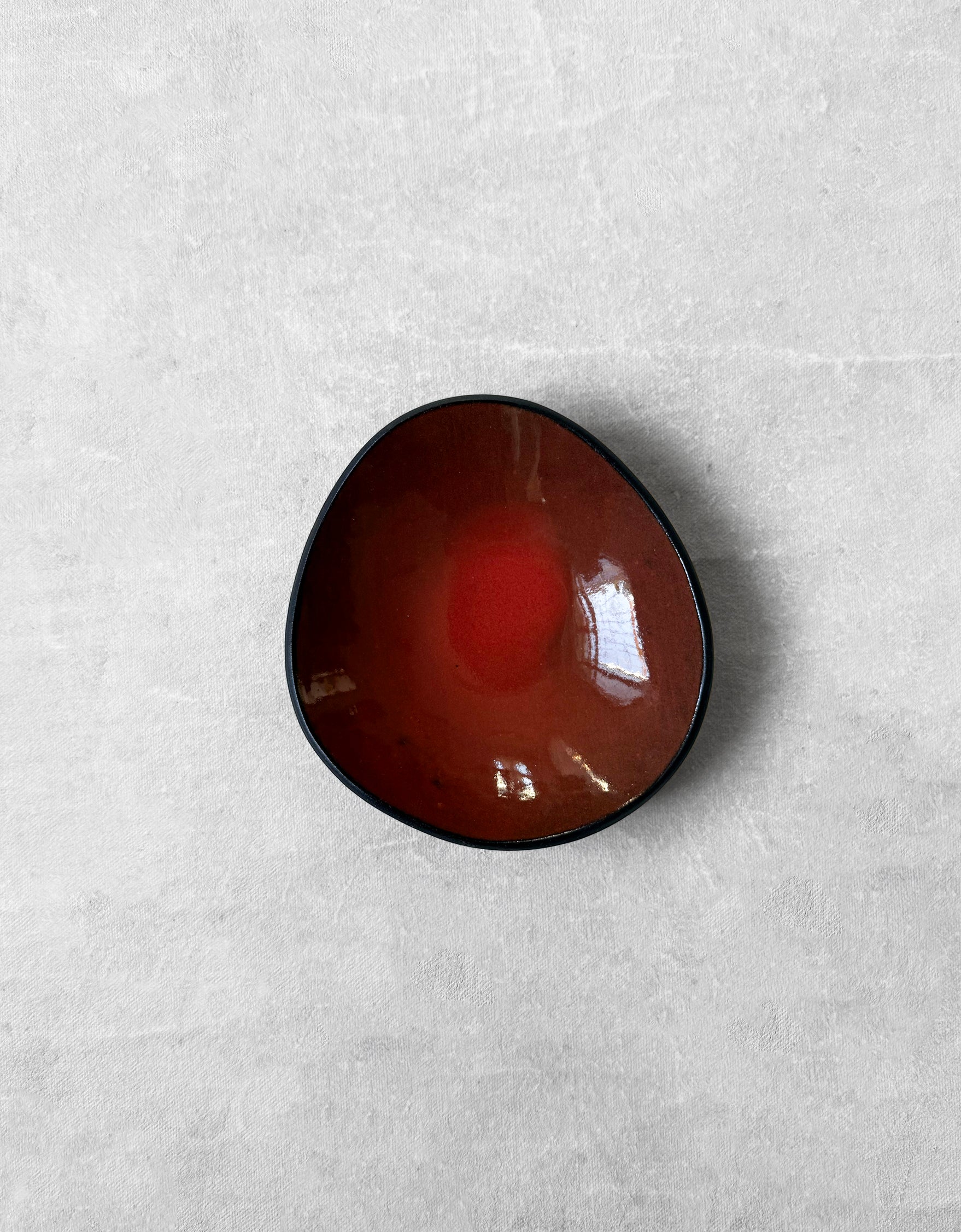 Tapas Plate in Ruby Red