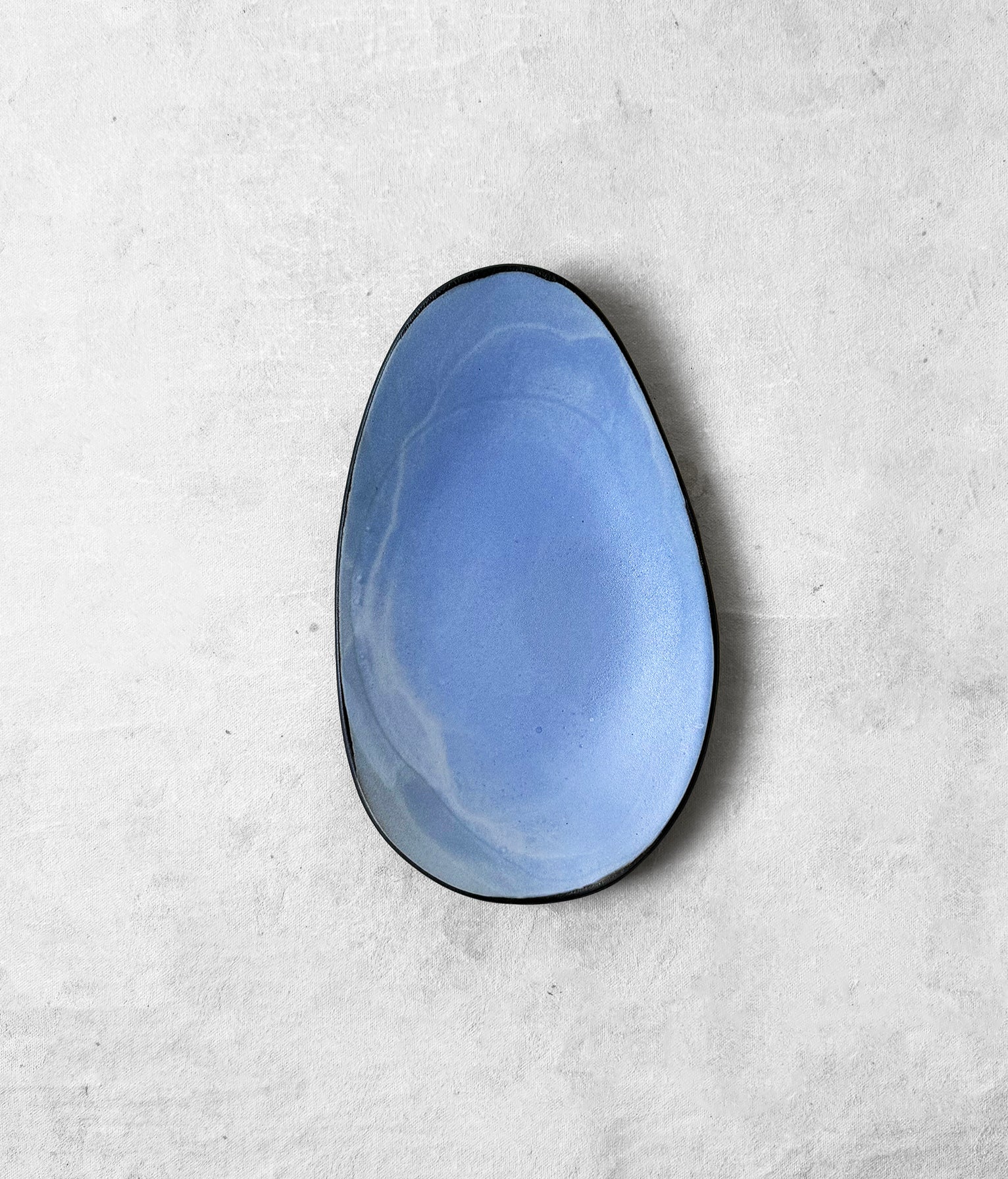 Small Serving Platter in Denim Blue