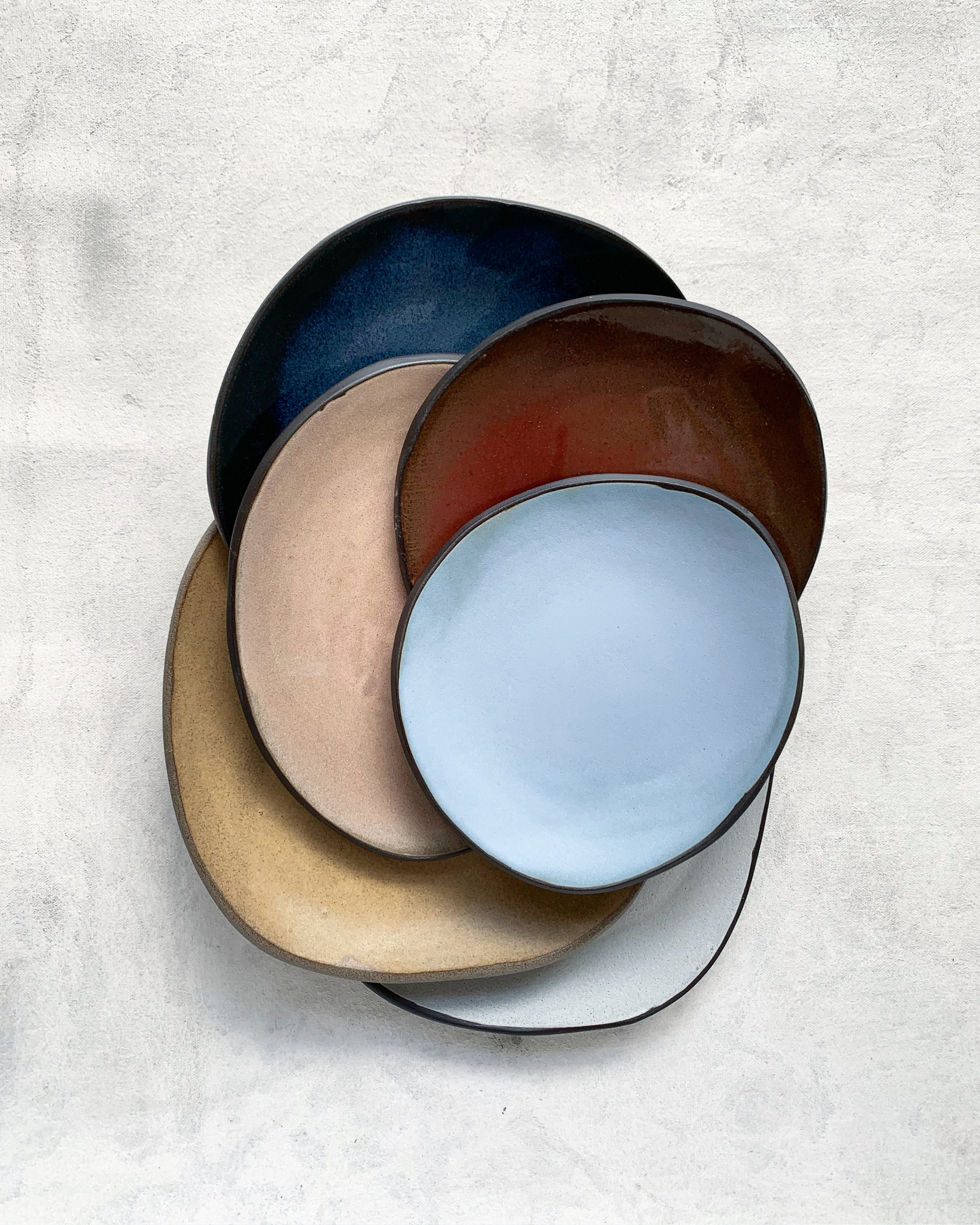 Dessert Plate in Sky Blue