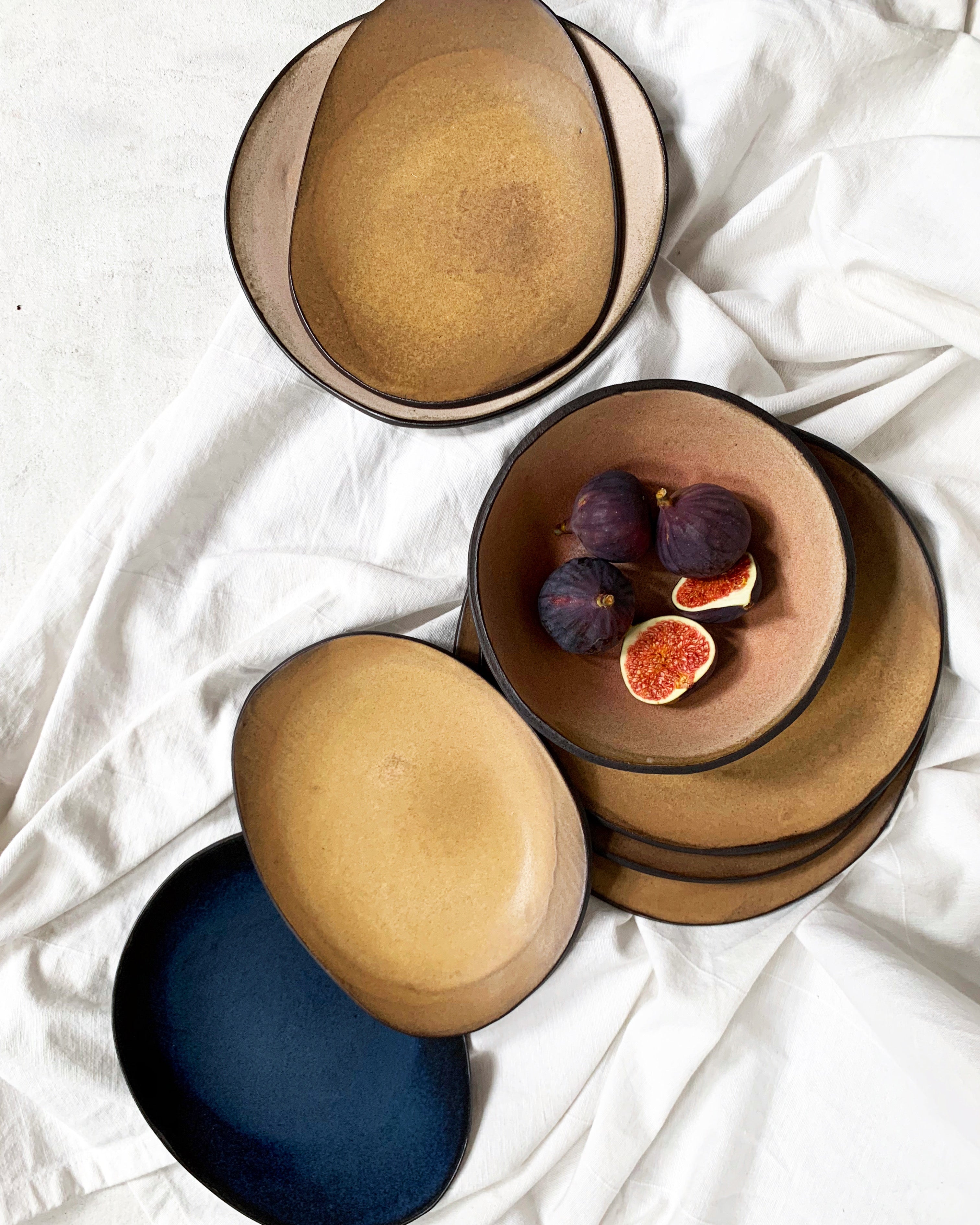 Pasta Bowl in Matte Honey