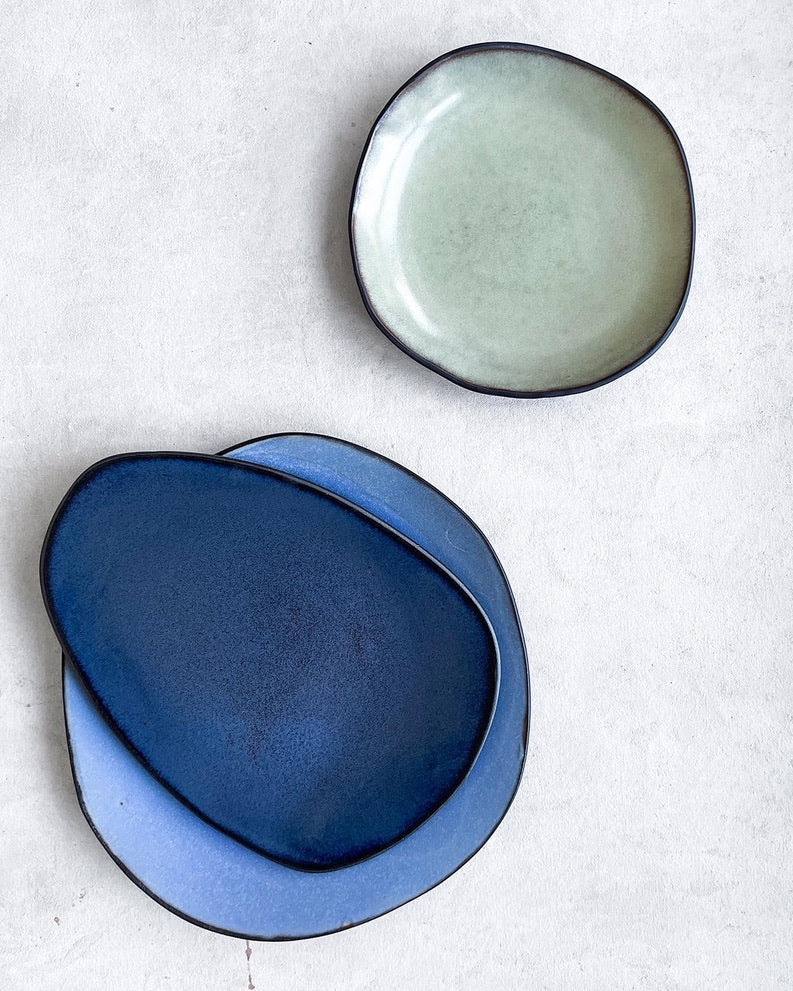 Tapas Plate in Cosmic Blue