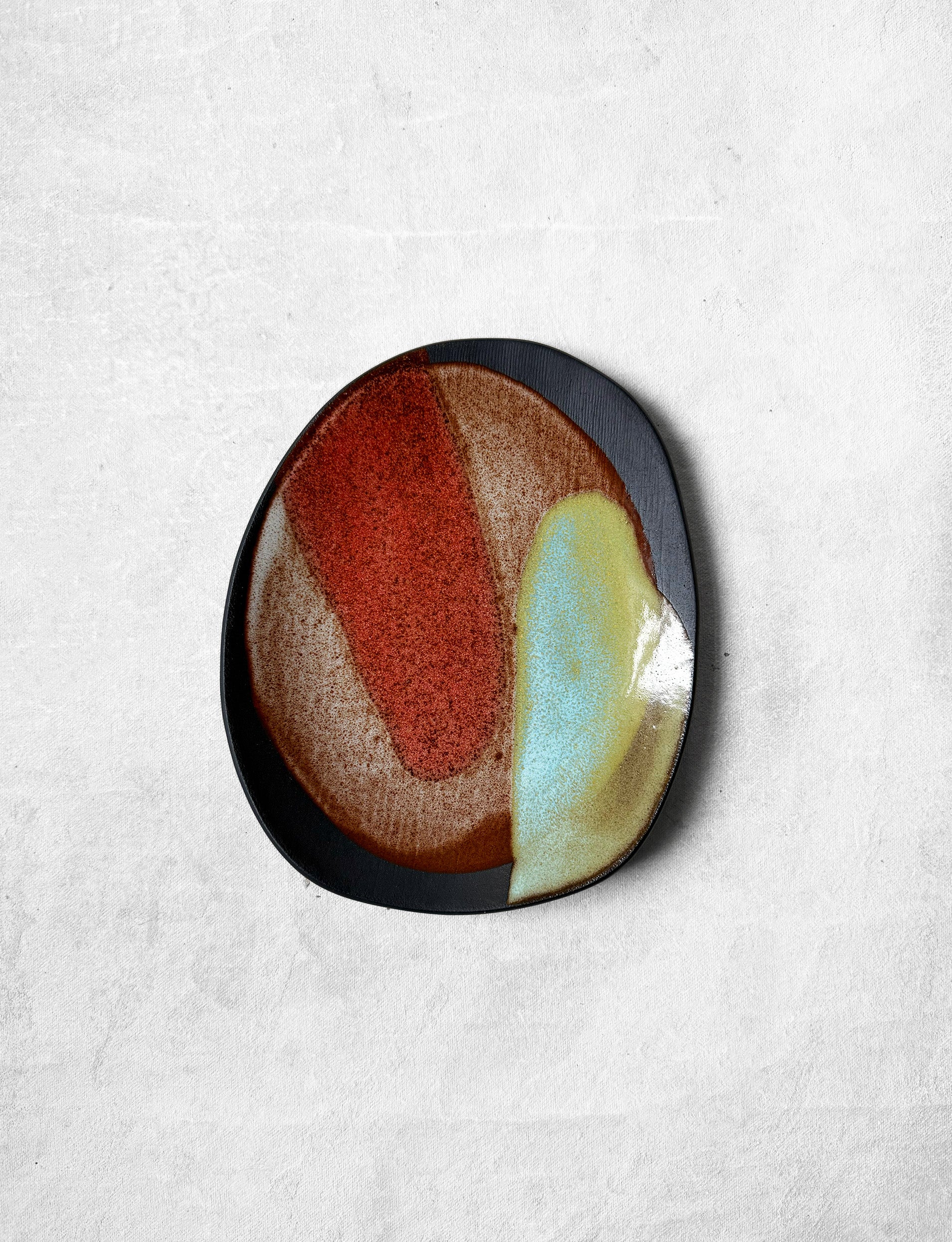 Painted Dessert Plate