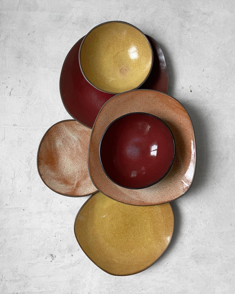Small Serving Platter in Honey