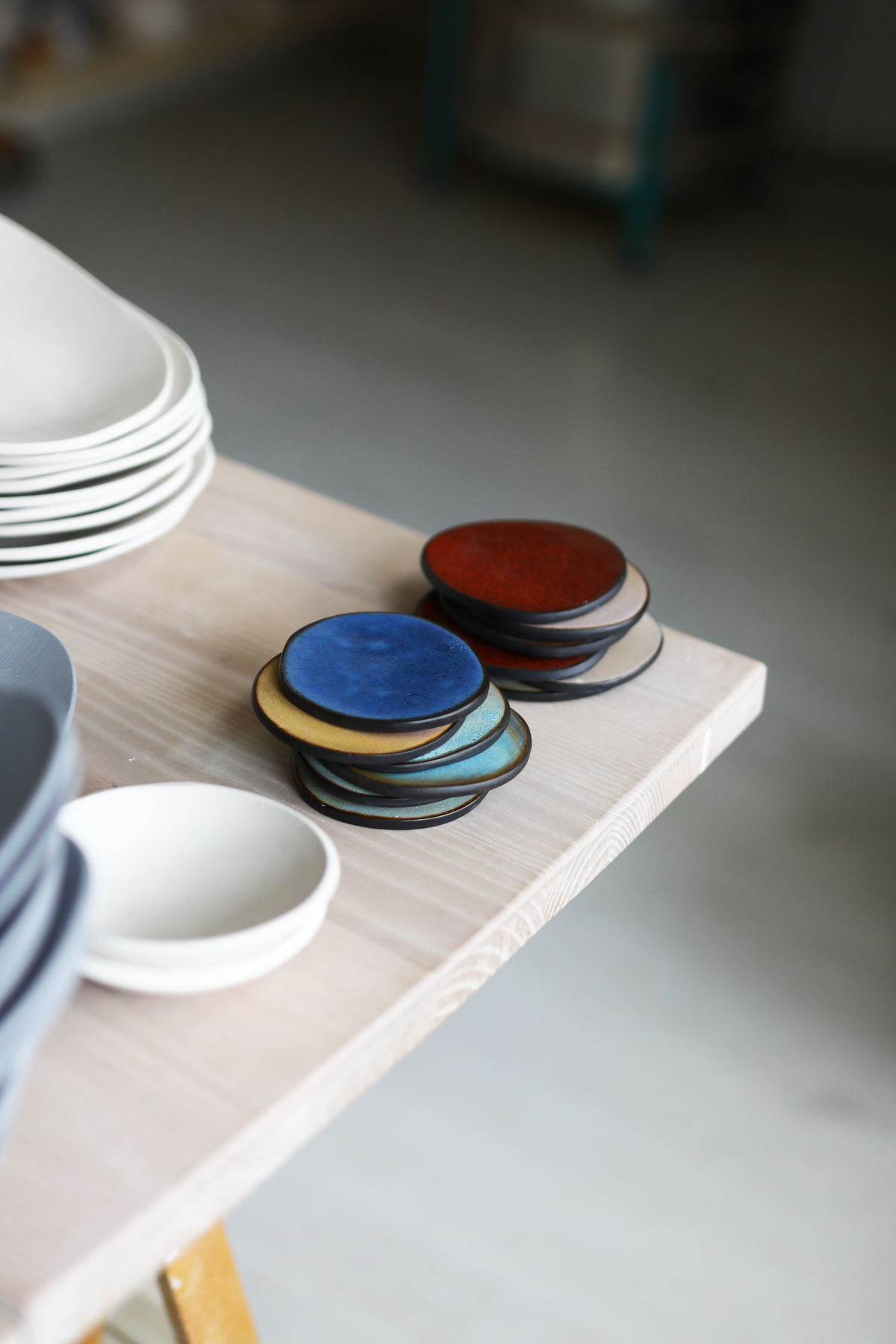 Coaster Set in Apricot