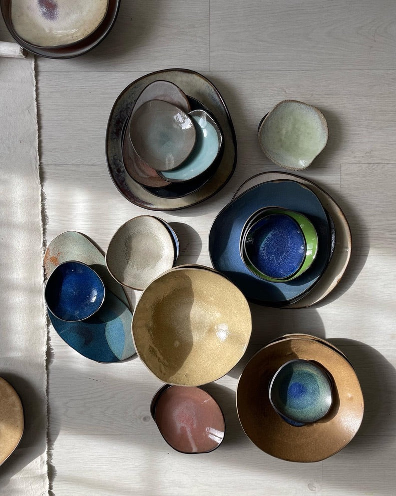 Tapas Plate in Matte Patina