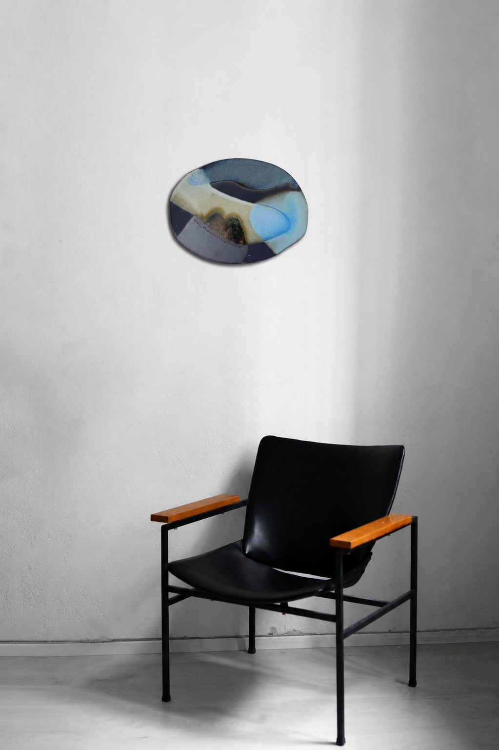 Ceramic Painting "Intervals in Blue"