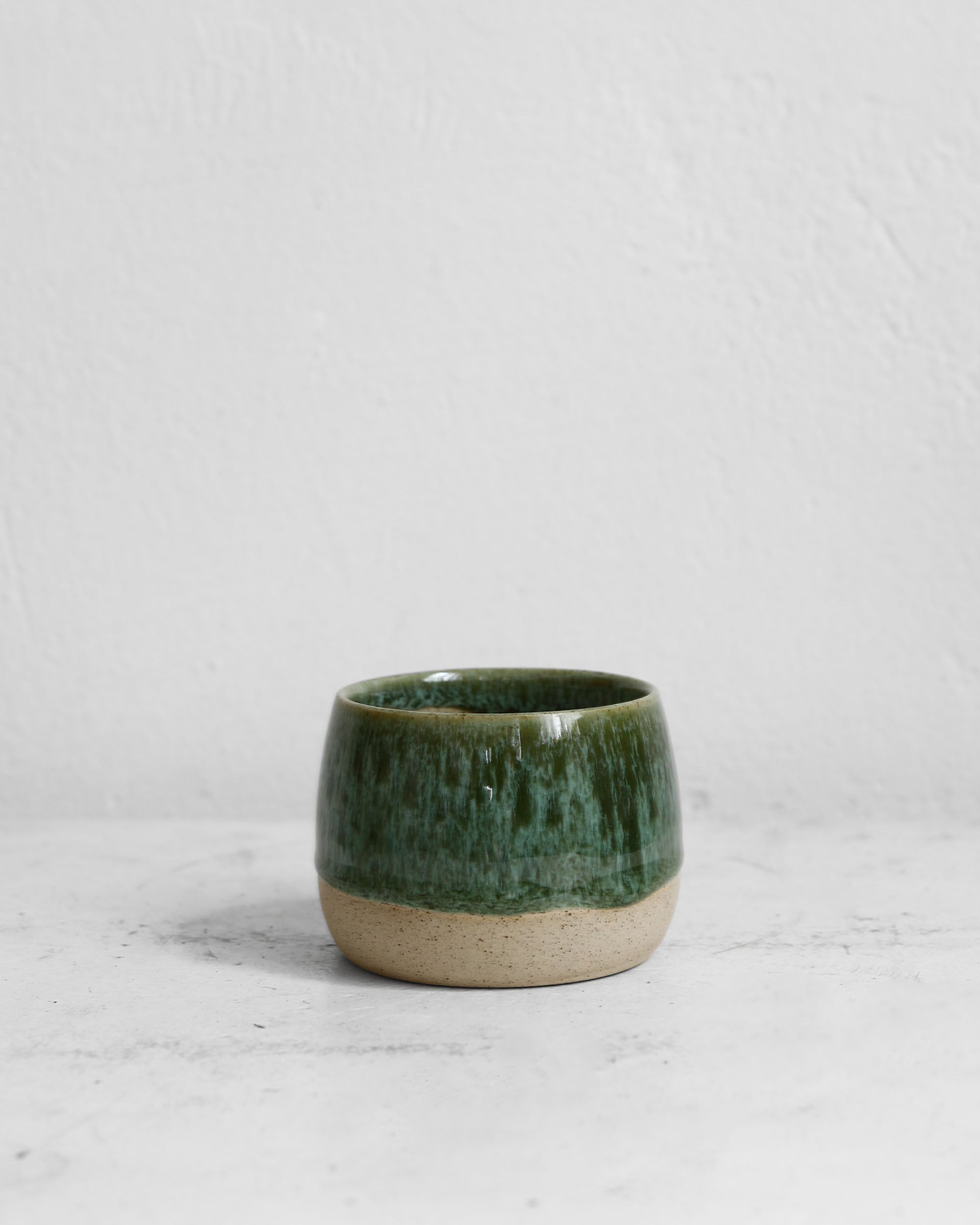 Cappuccino Cup in Speckled Verde