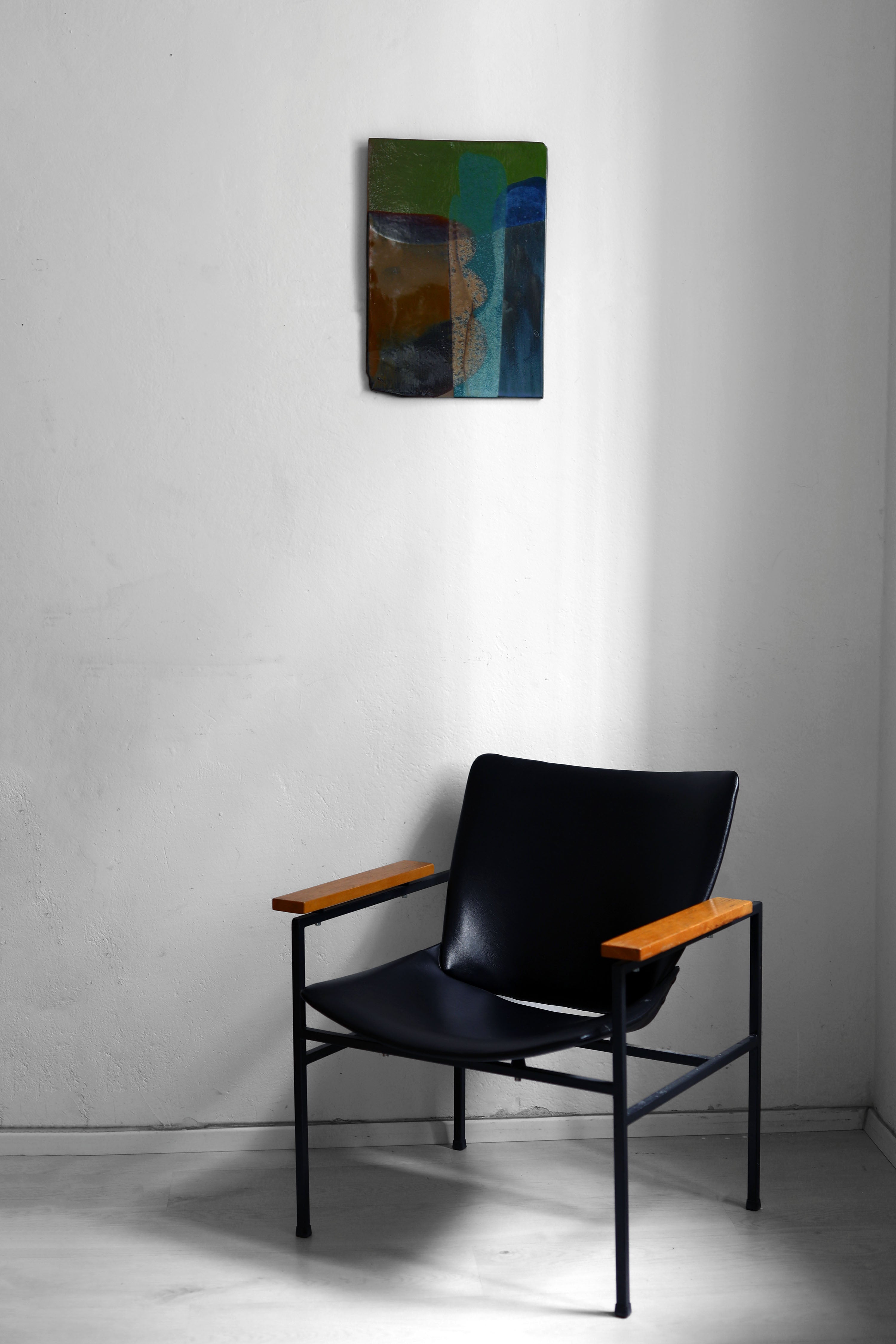 Ceramic Painting "Green Luminosity"