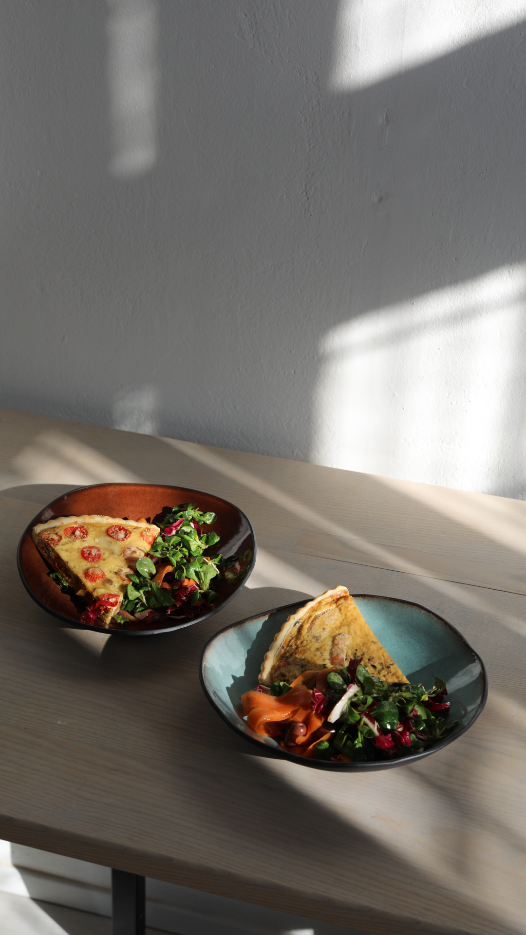 Pasta Bowl in Frosted Early-Morning Sky