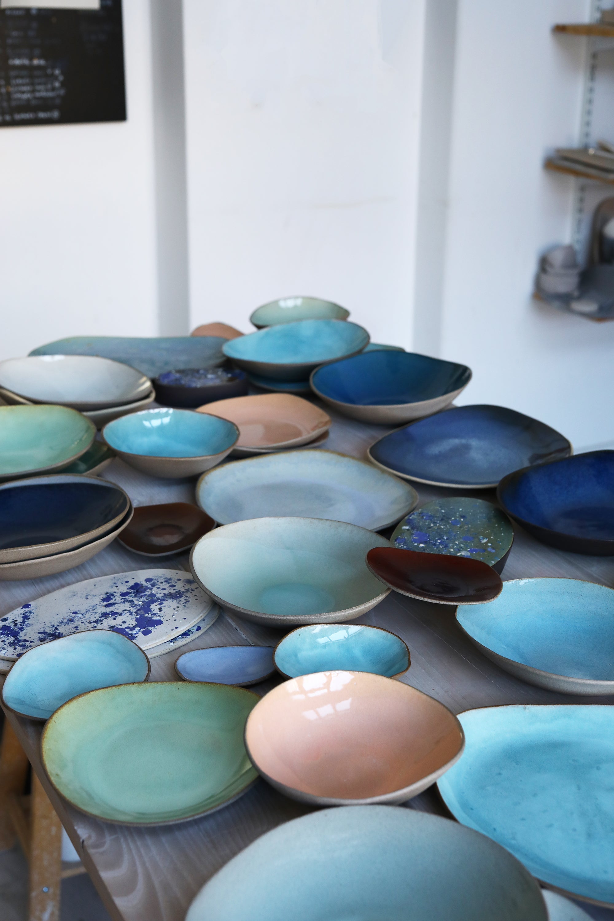 Dessert Plate in Smoky Blue