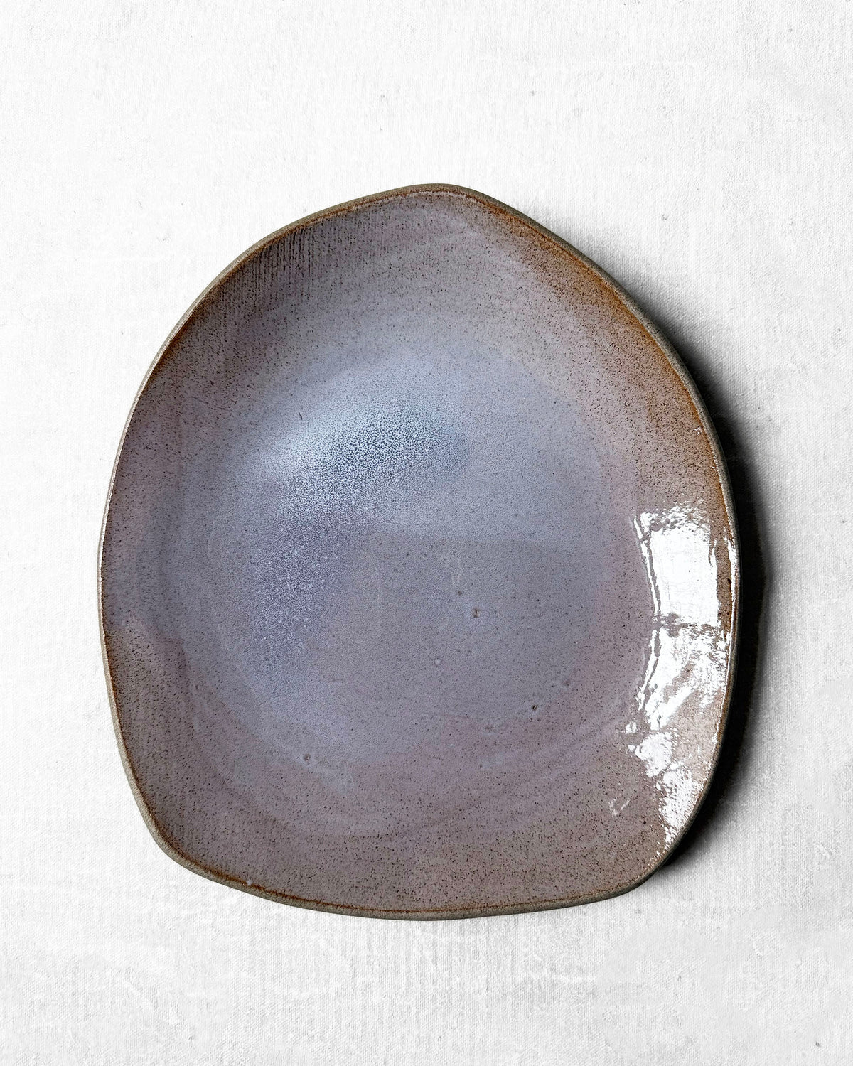Dinner Plate in Lilac Swirl