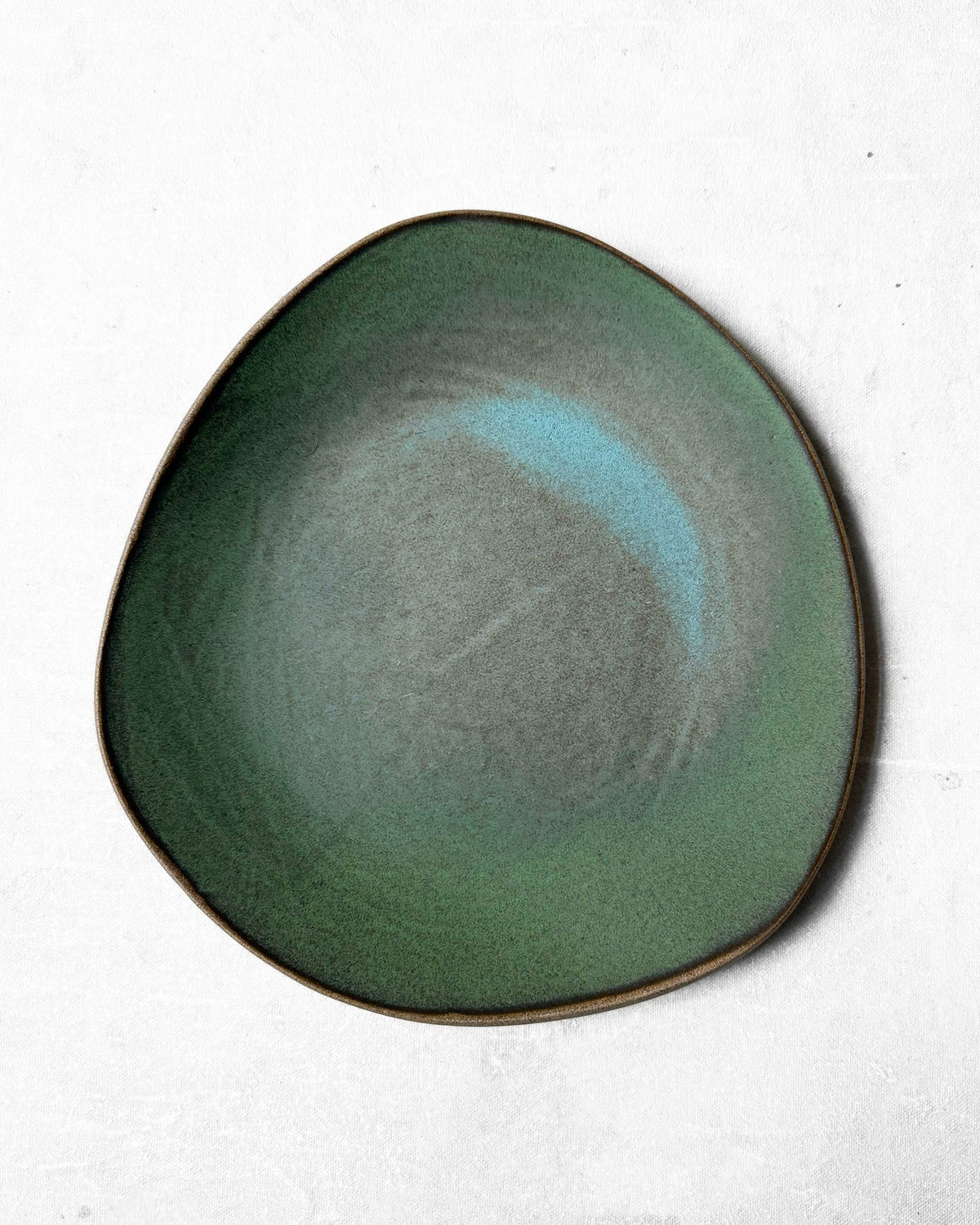 Dinner Plate in Royal Green