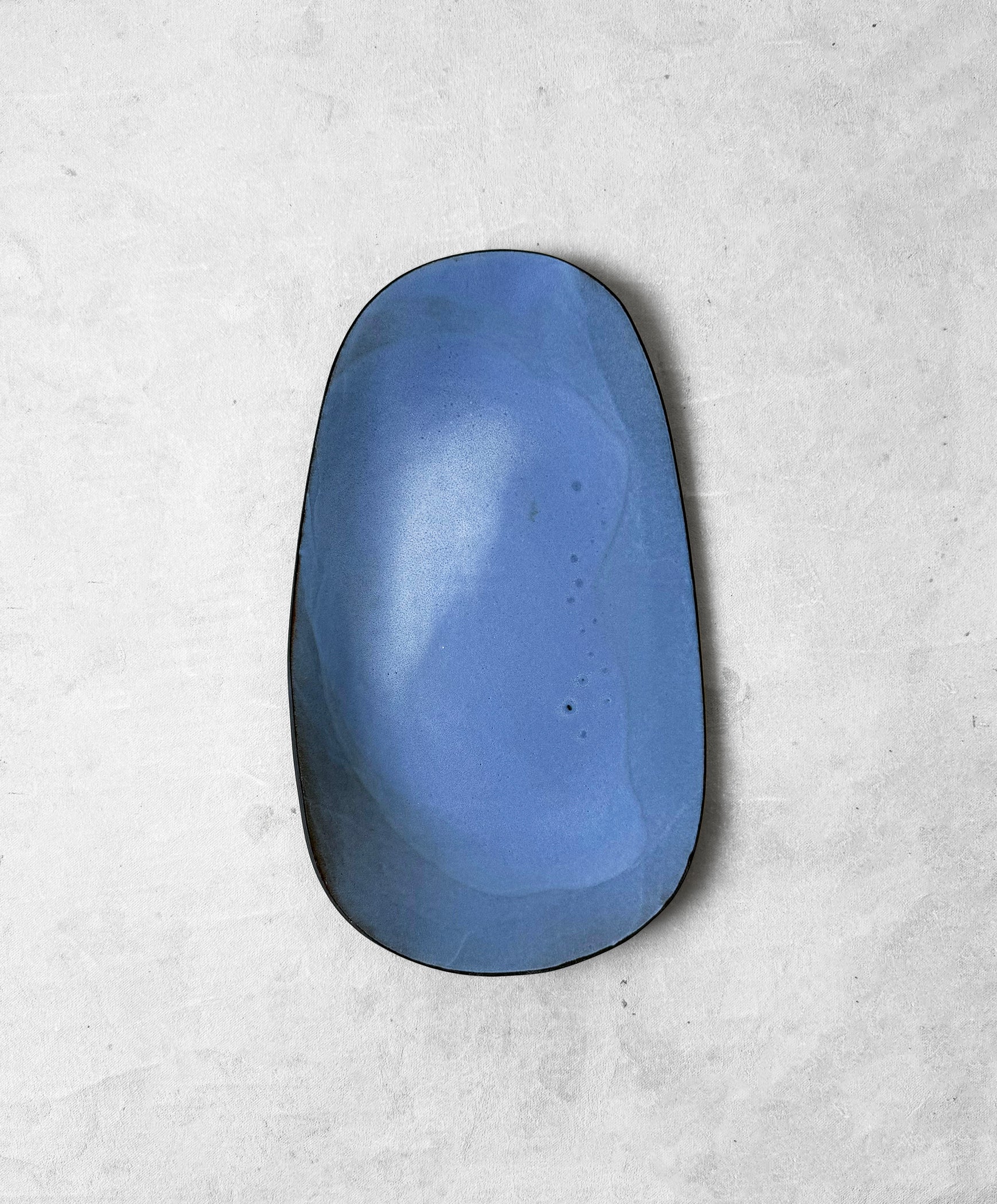Medium Serving Platter in Denim Blue