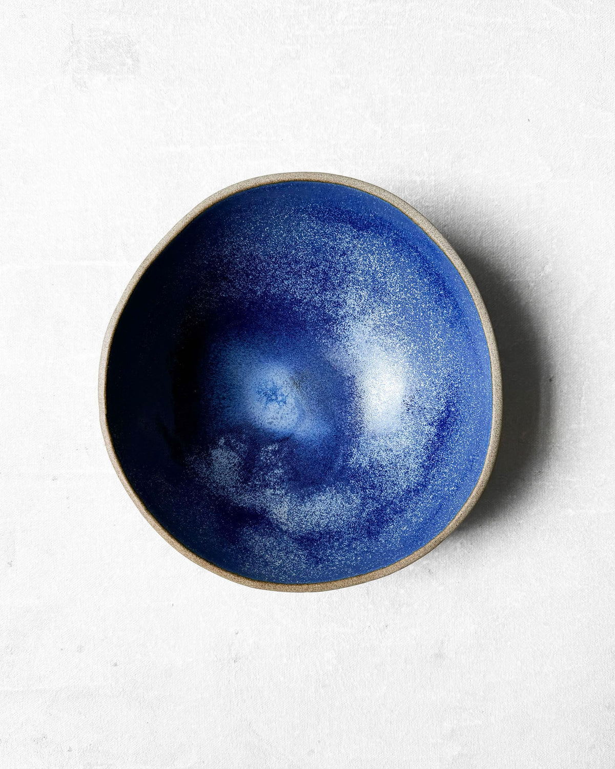 Breakfast Bowl in Indigo Swirl