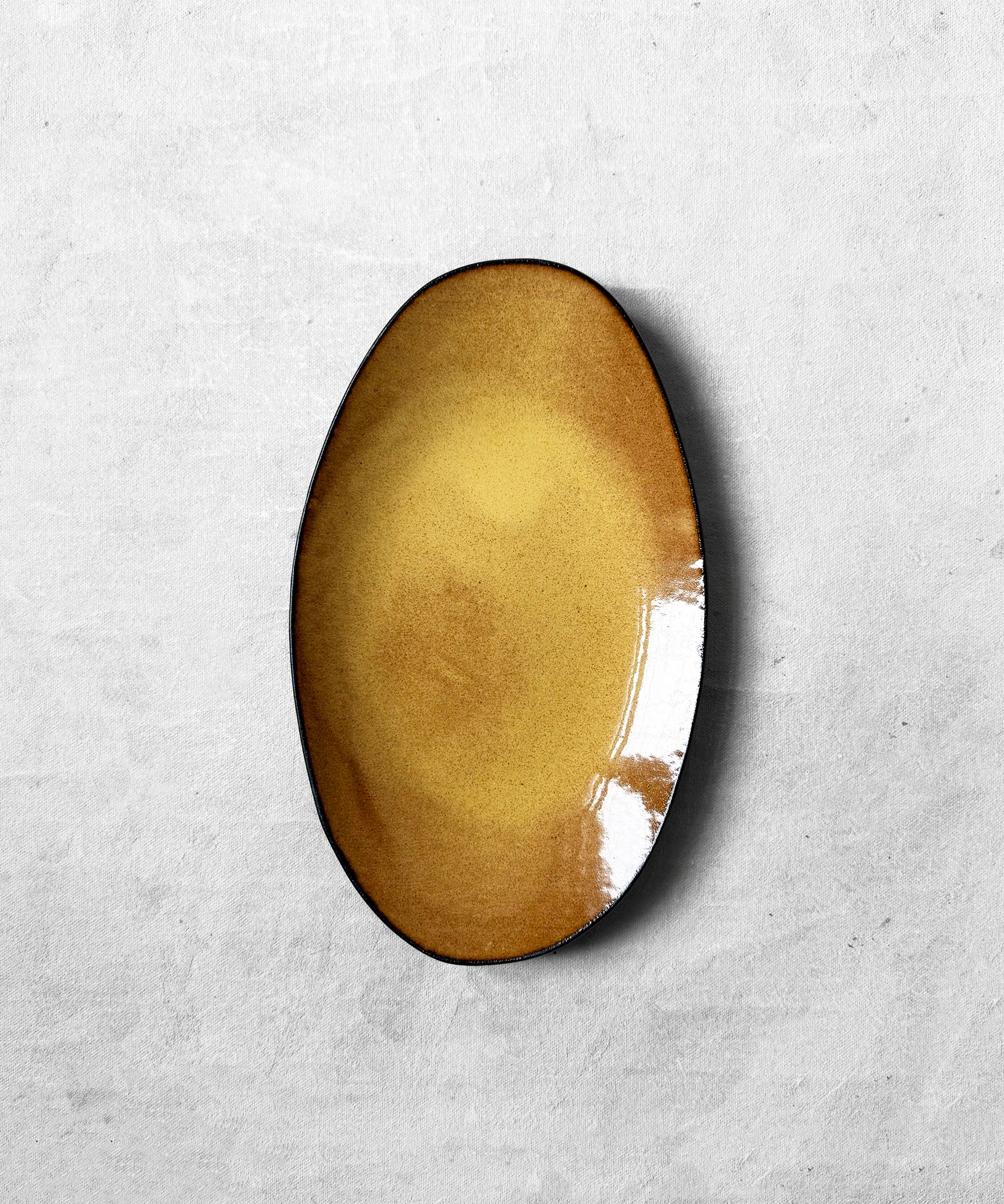 Small Serving Platter in Honey