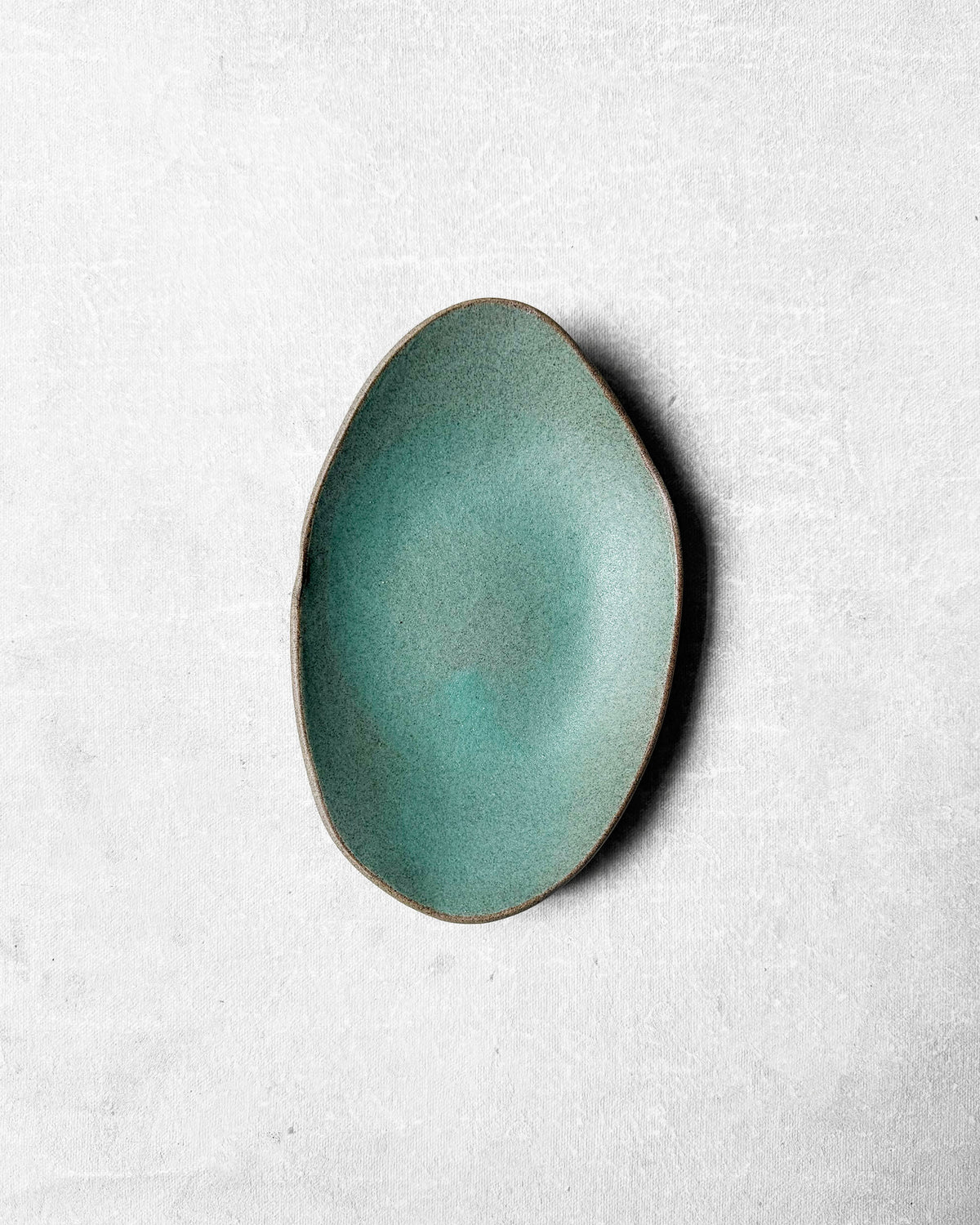 Tapas Plate in Matte Aqua