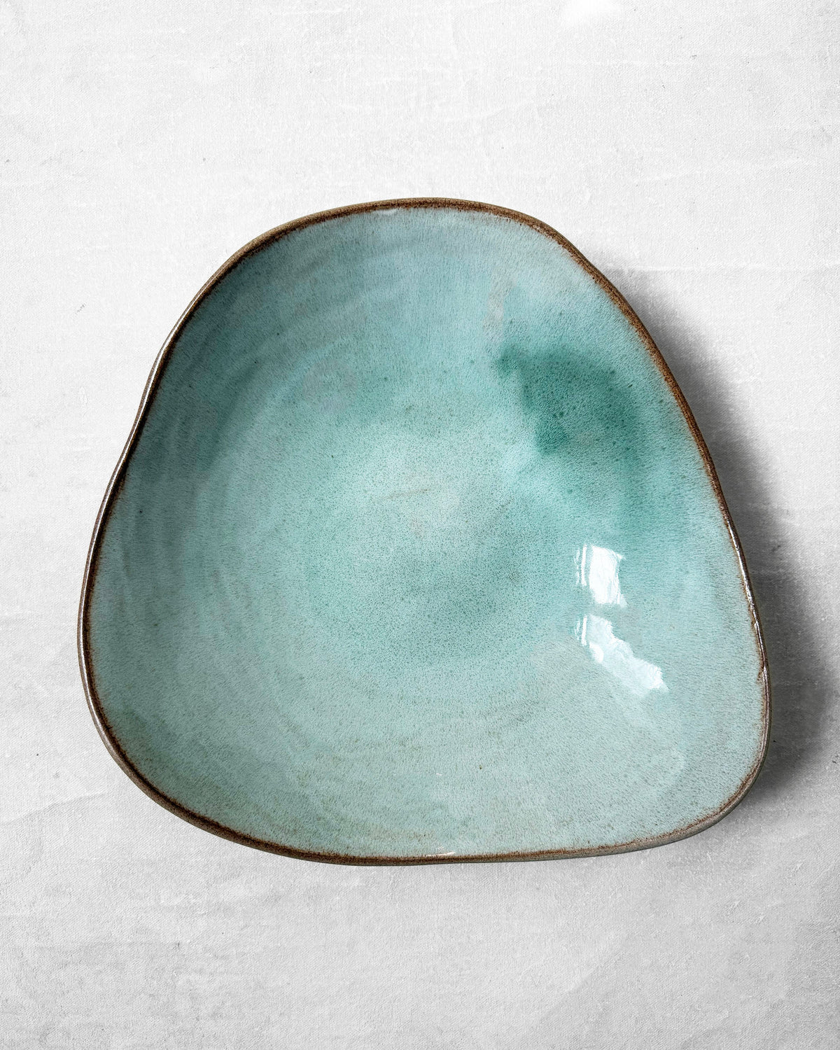 Salad Bowl in Sea Glass
