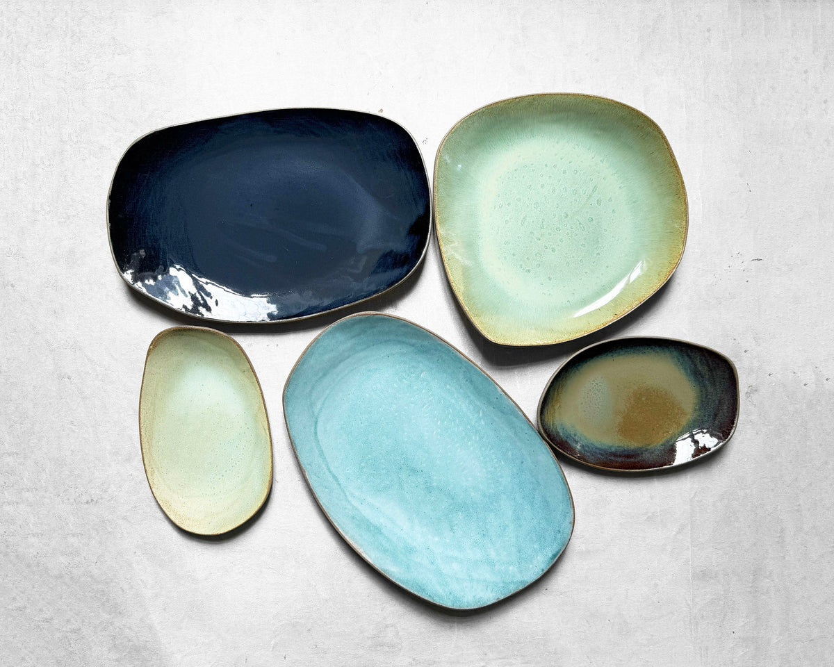 Small Serving Platter in Avo