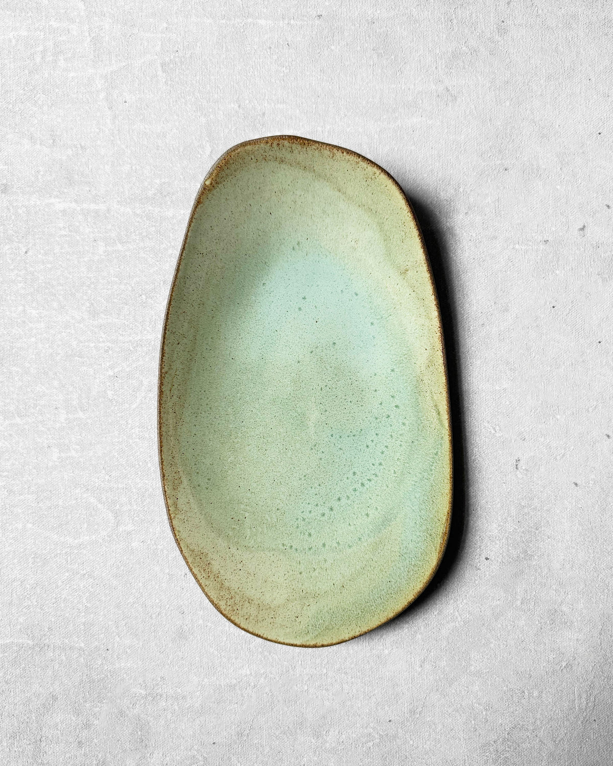Small Serving Platter in Avo