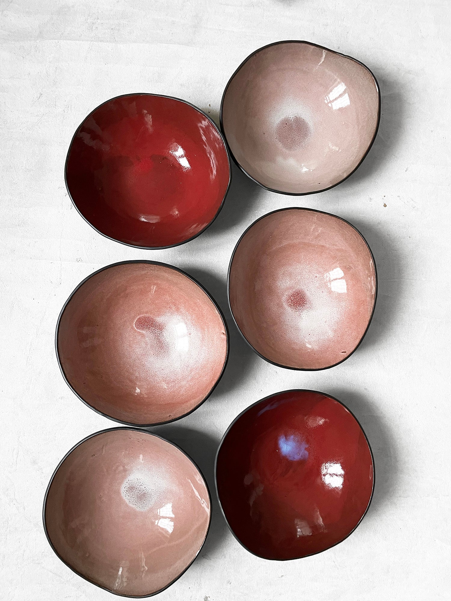Tapas Plate in Ruby Red