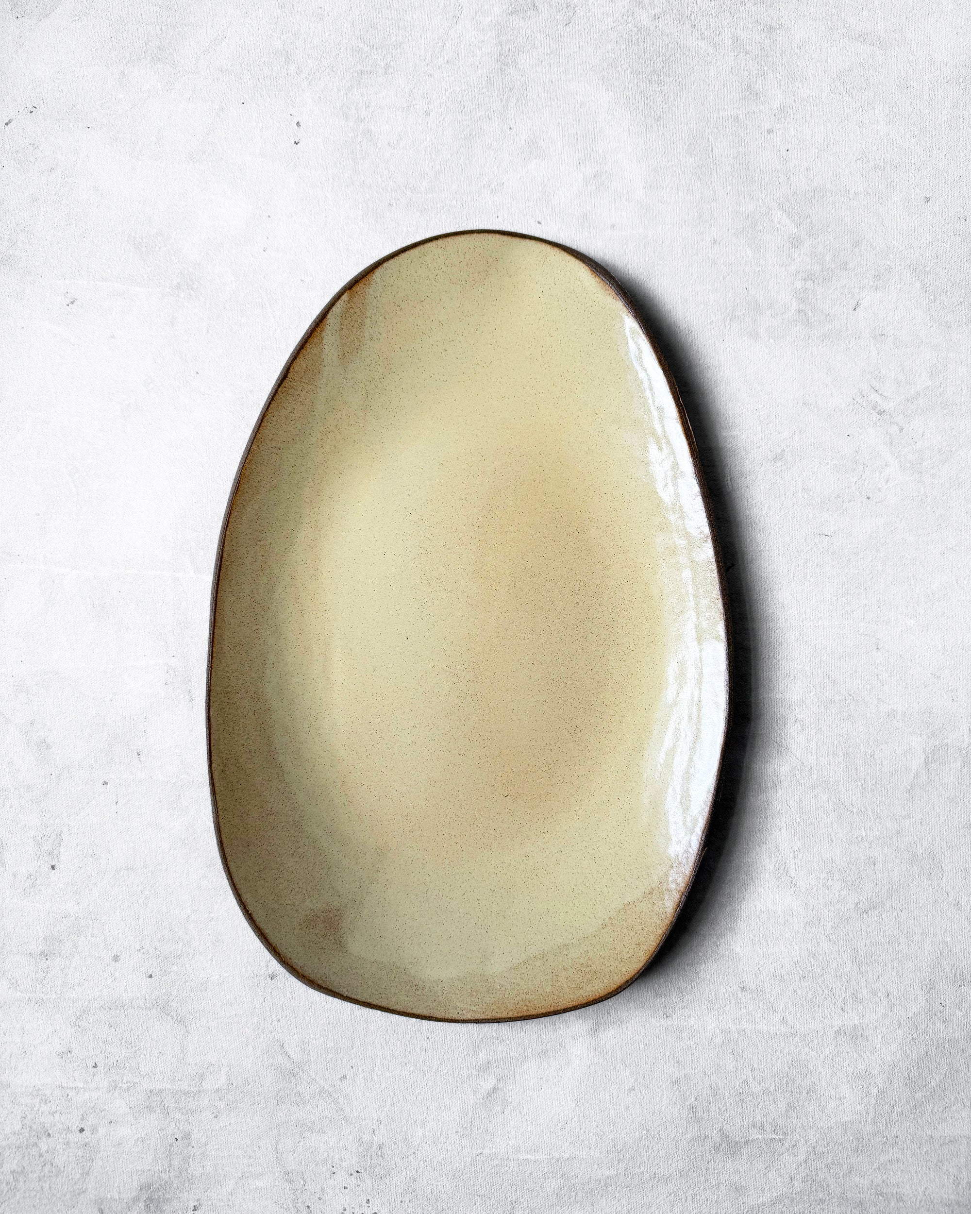 Large Serving Platter in Honey