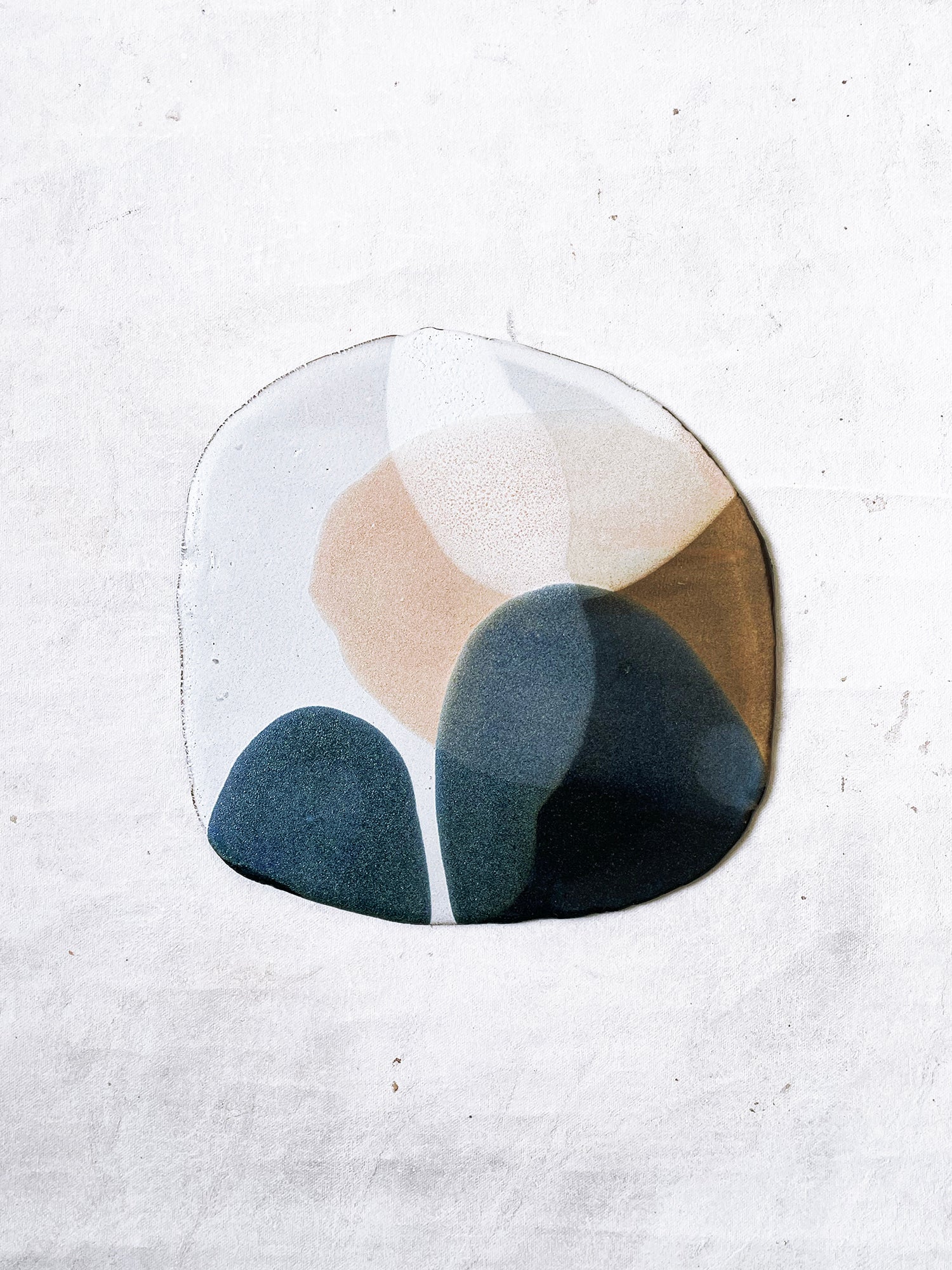 "Composition in Oval III"
