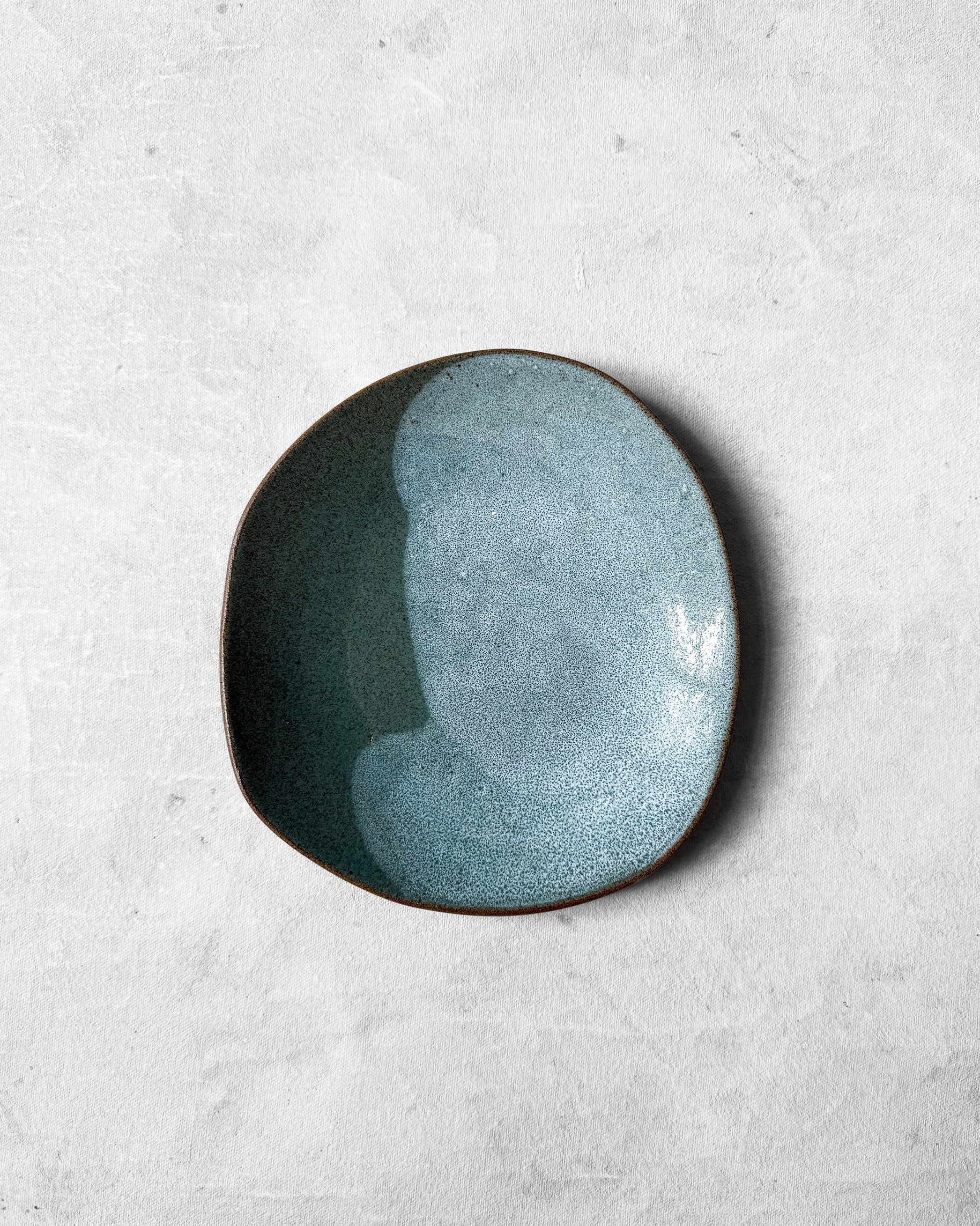 Dessert Plate in Green Shimmer