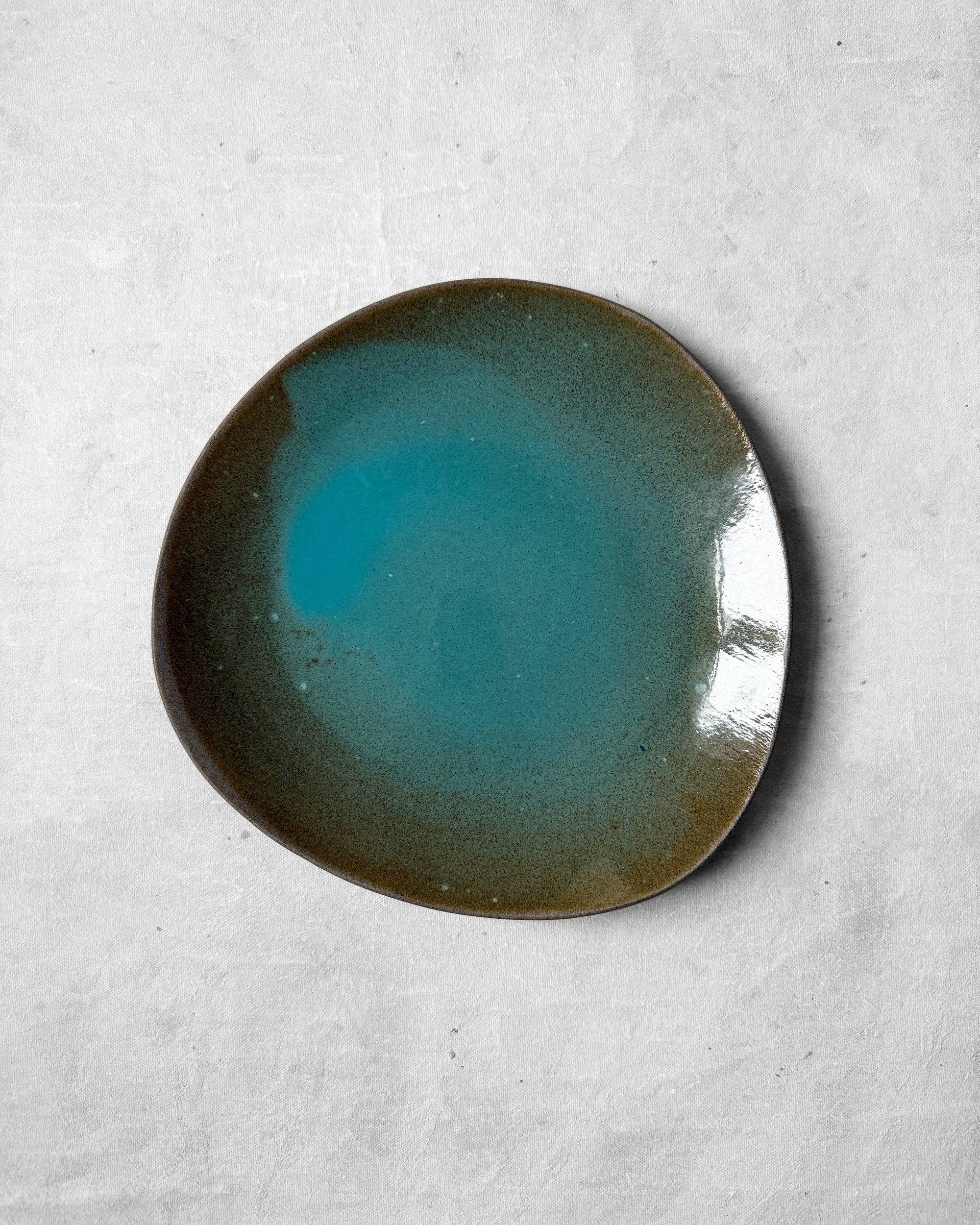 Dinner Plate in Mystic Aqua