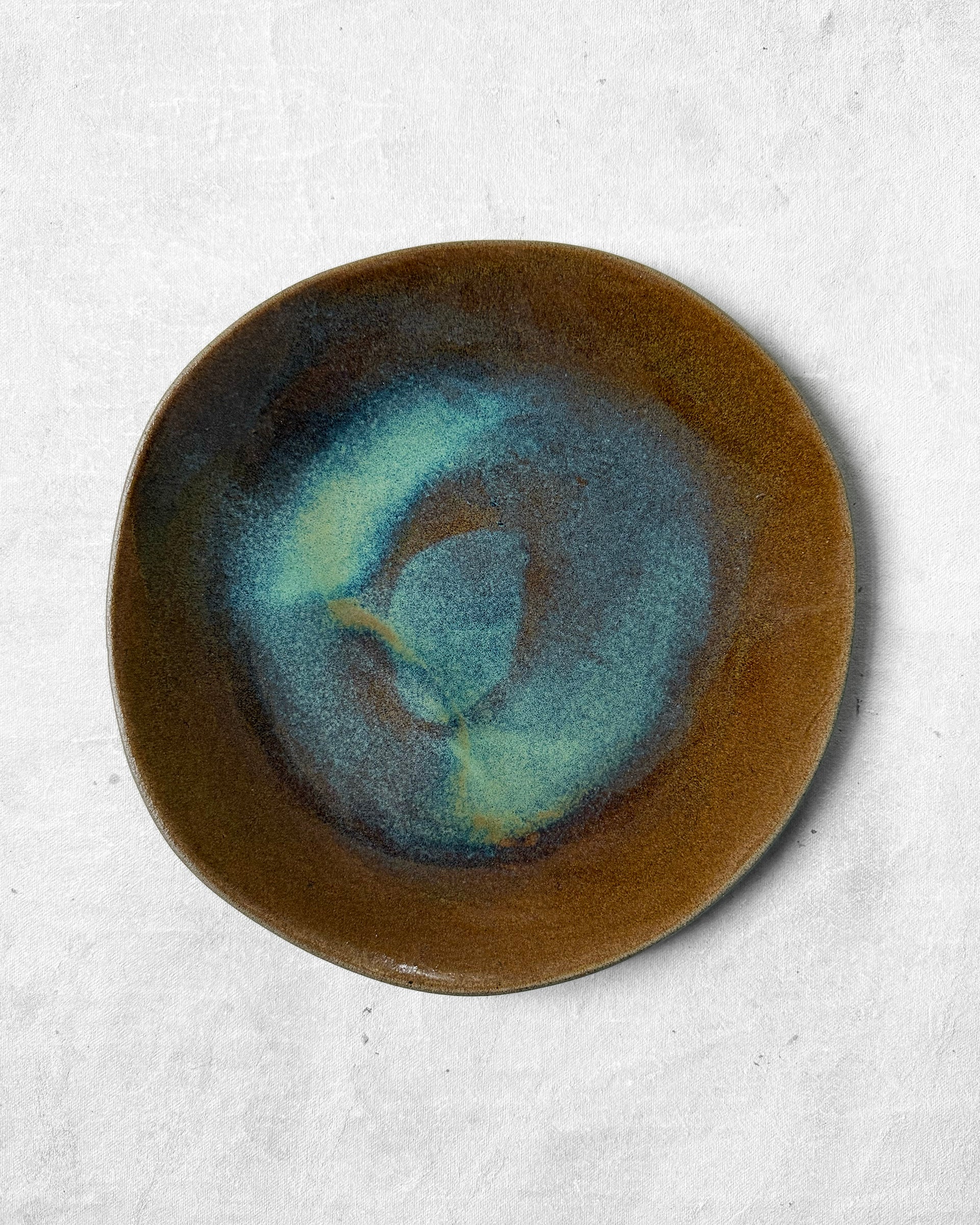 Dinner Plate in Emerald Marble