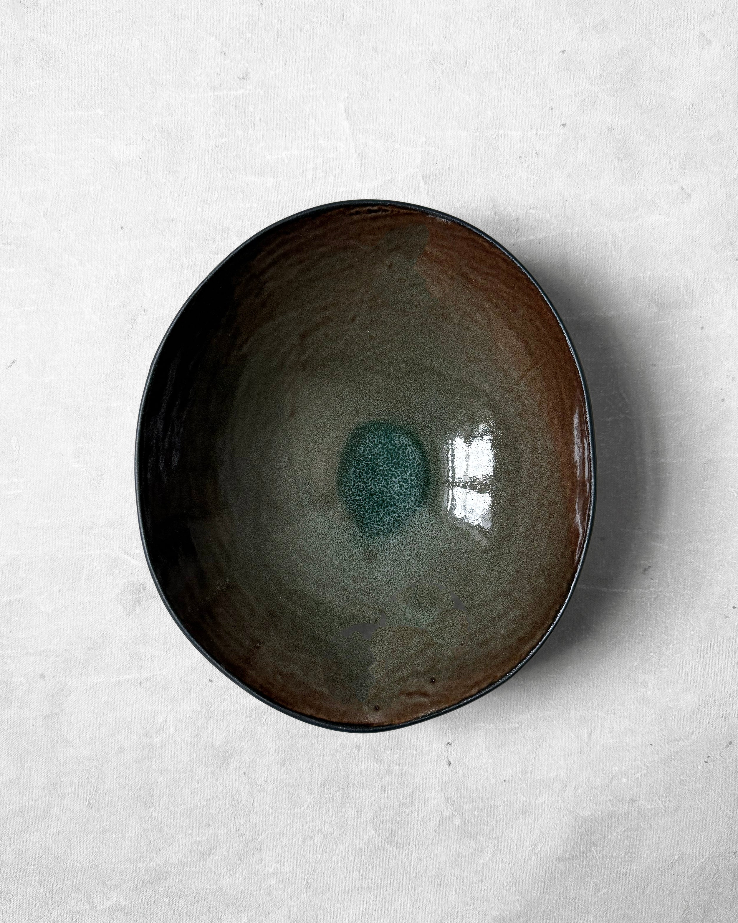 Pasta Bowl in Winter Green