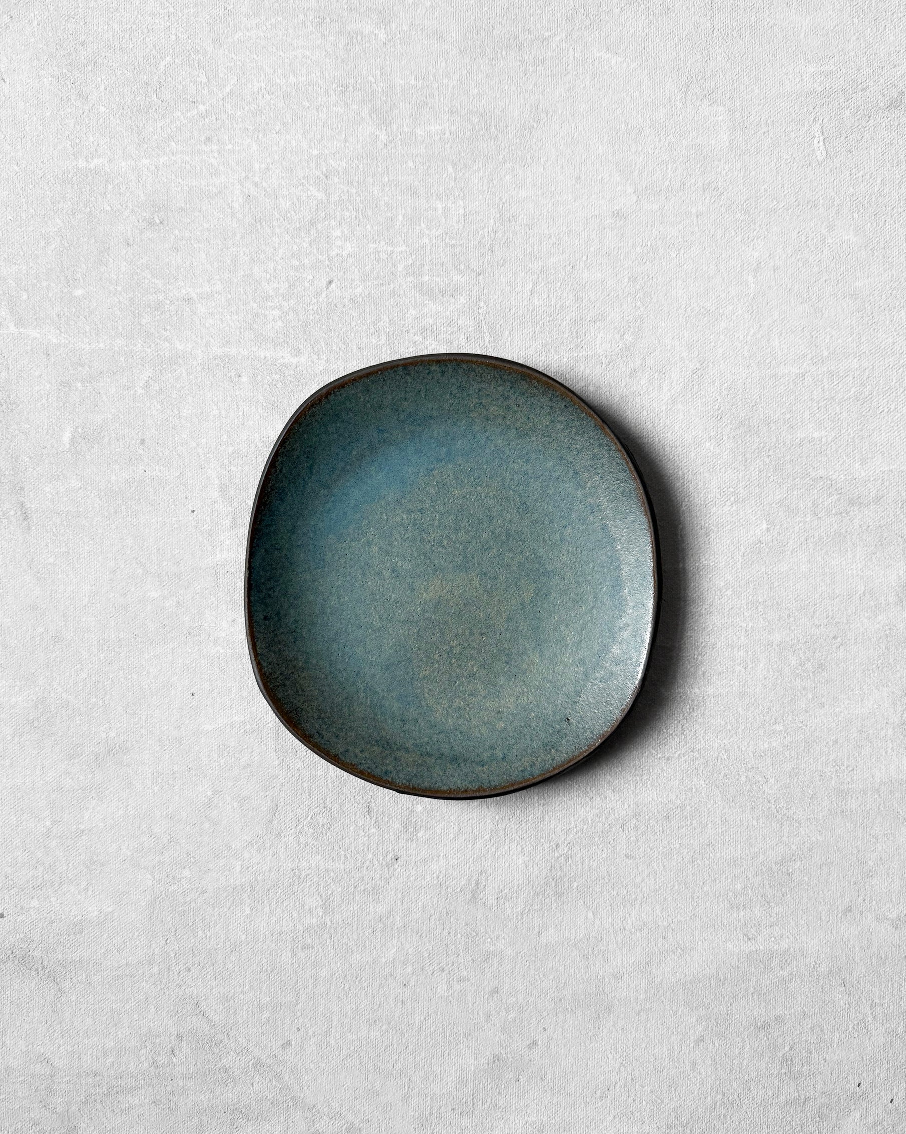 Tapas Plate in Marbled Teal
