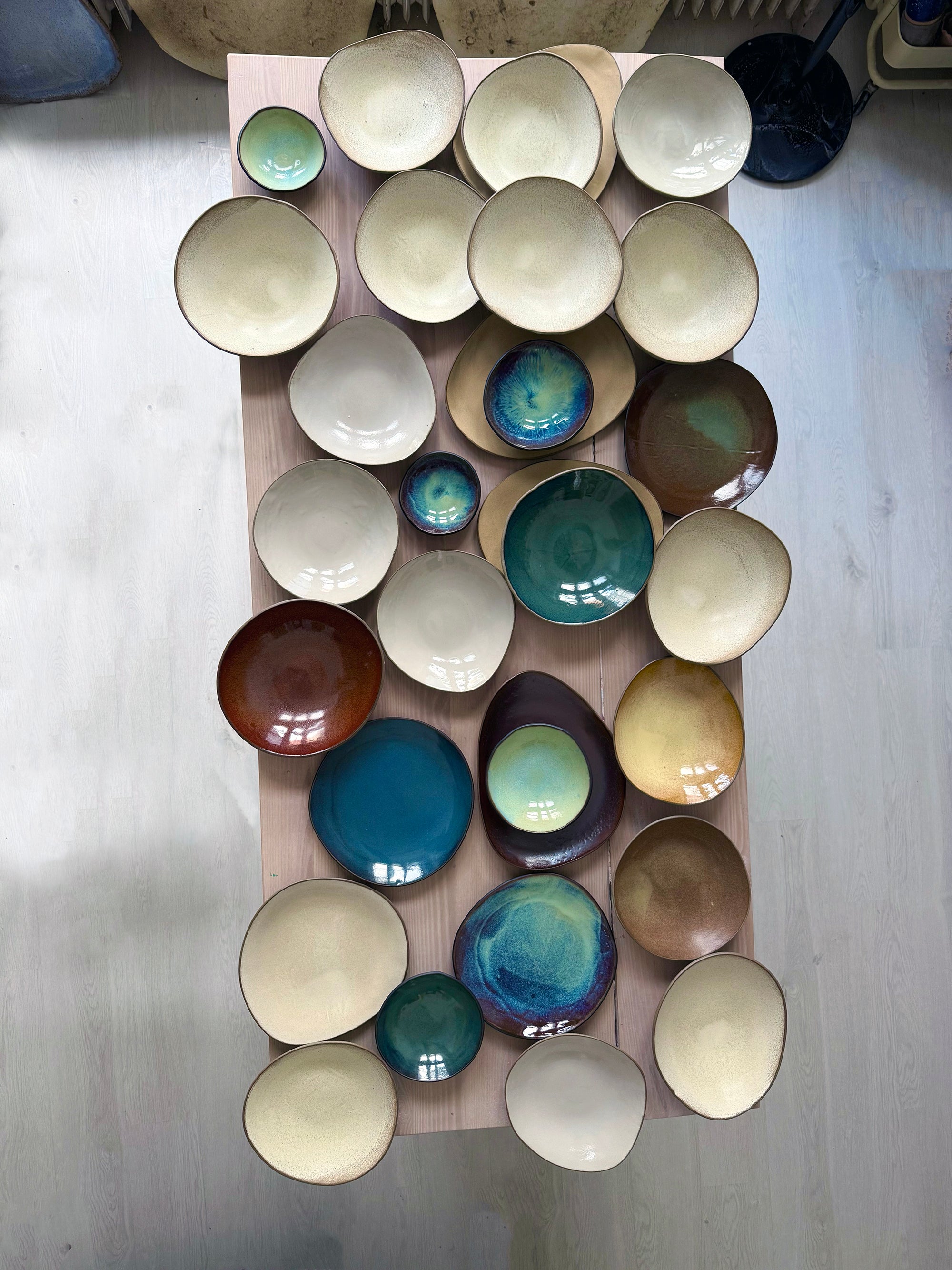 Dinner Plate in Patina Green