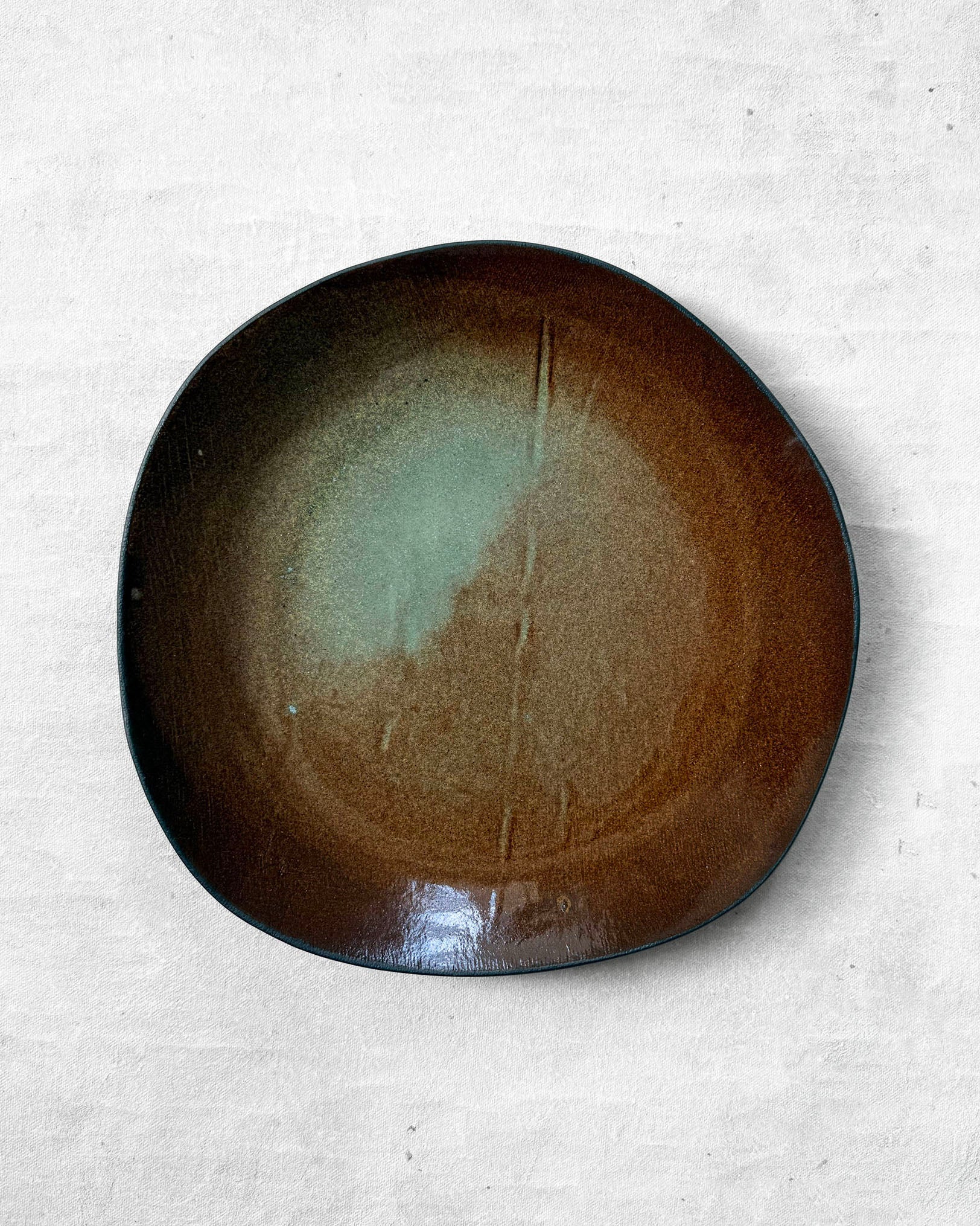 Dinner Plate in Patina Green