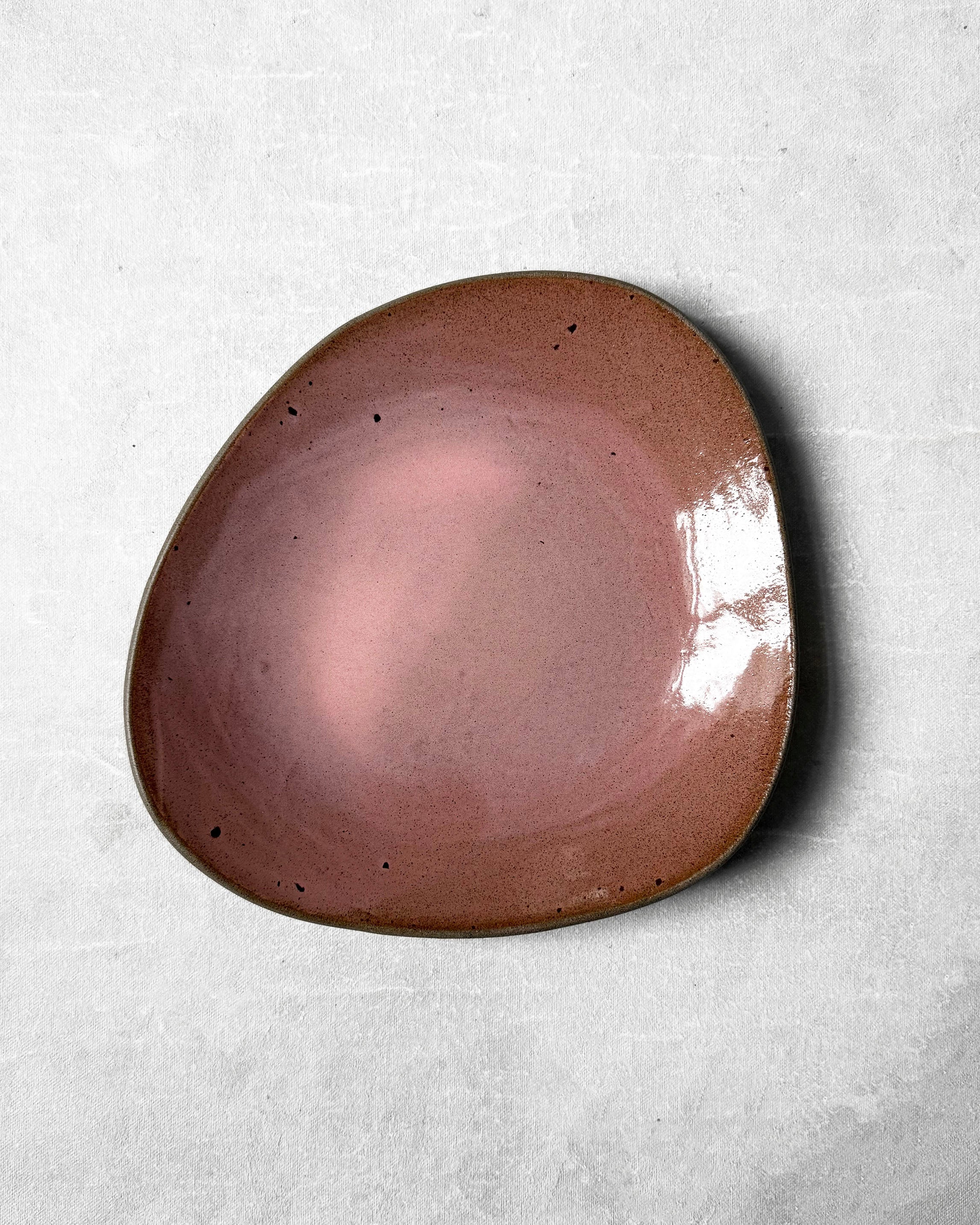 Everyday Plate in Speckled Sakura