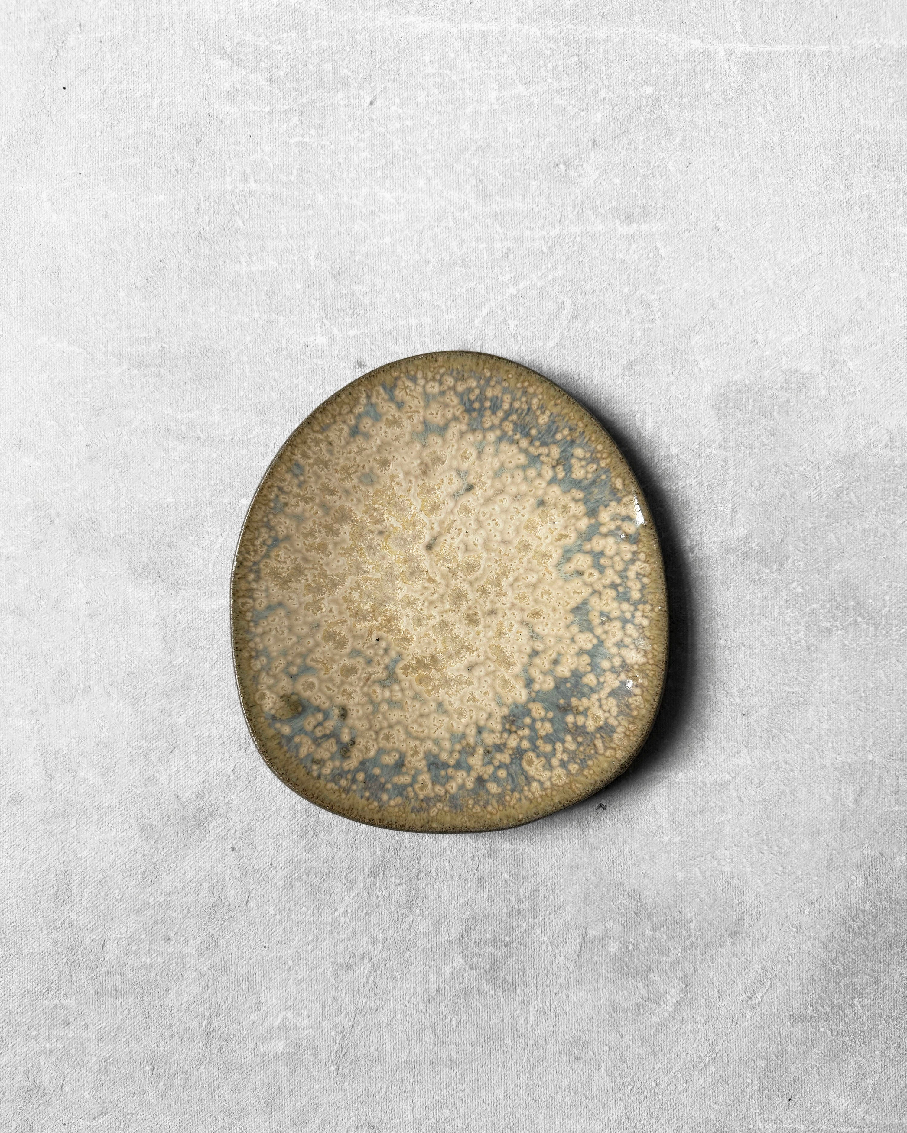 Tapas Plate in Marbled Beige