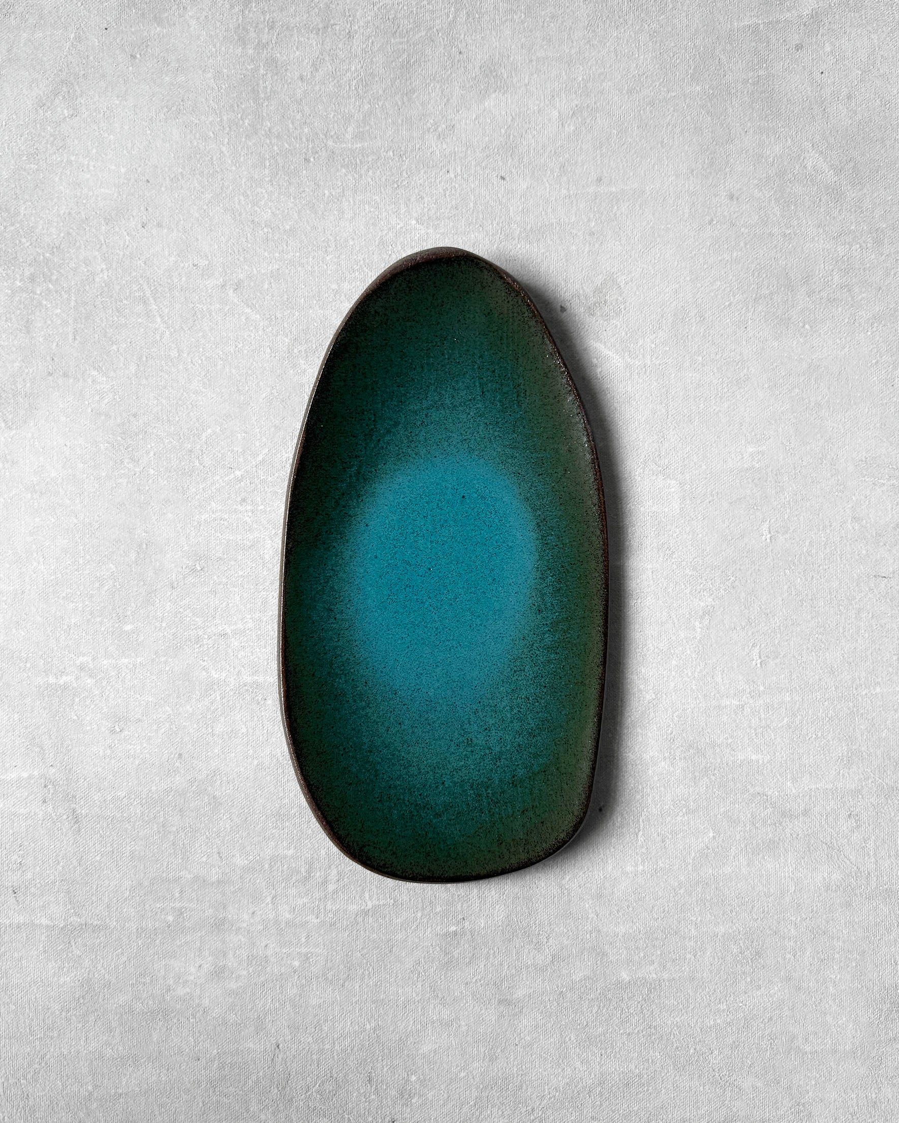 Small Serving Tray in Celestial Emerald