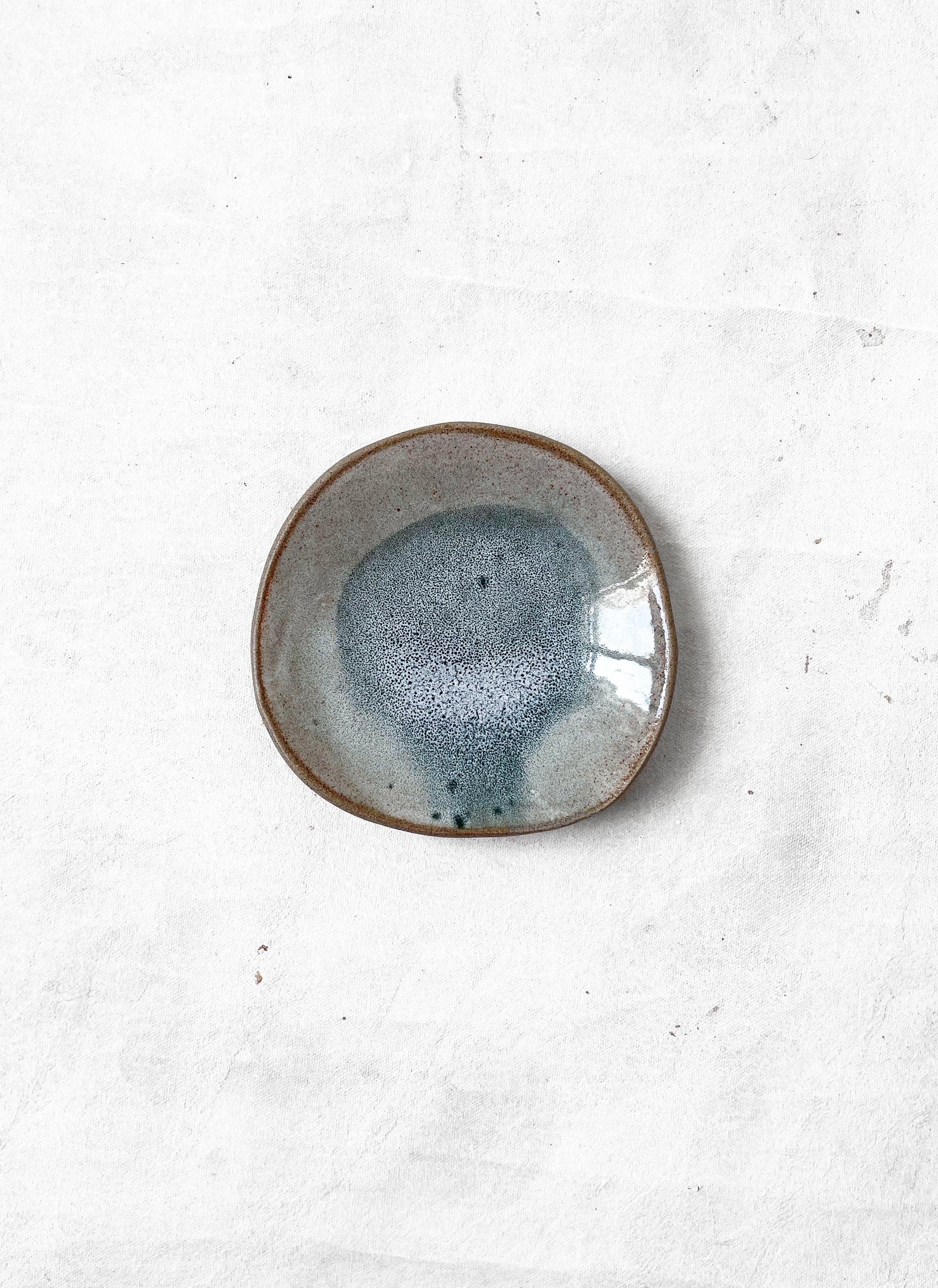 Mini Dish in Marble Blue