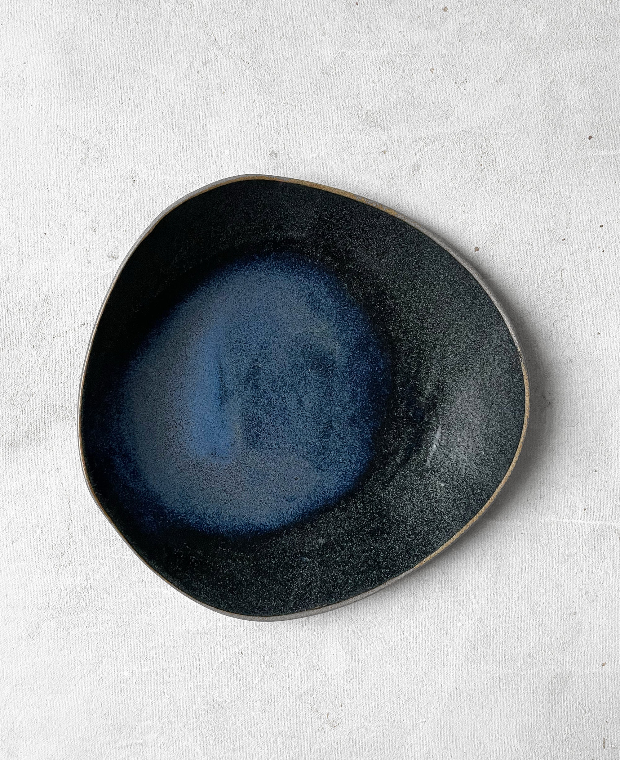 Medium Plate in Cosmic Blue
