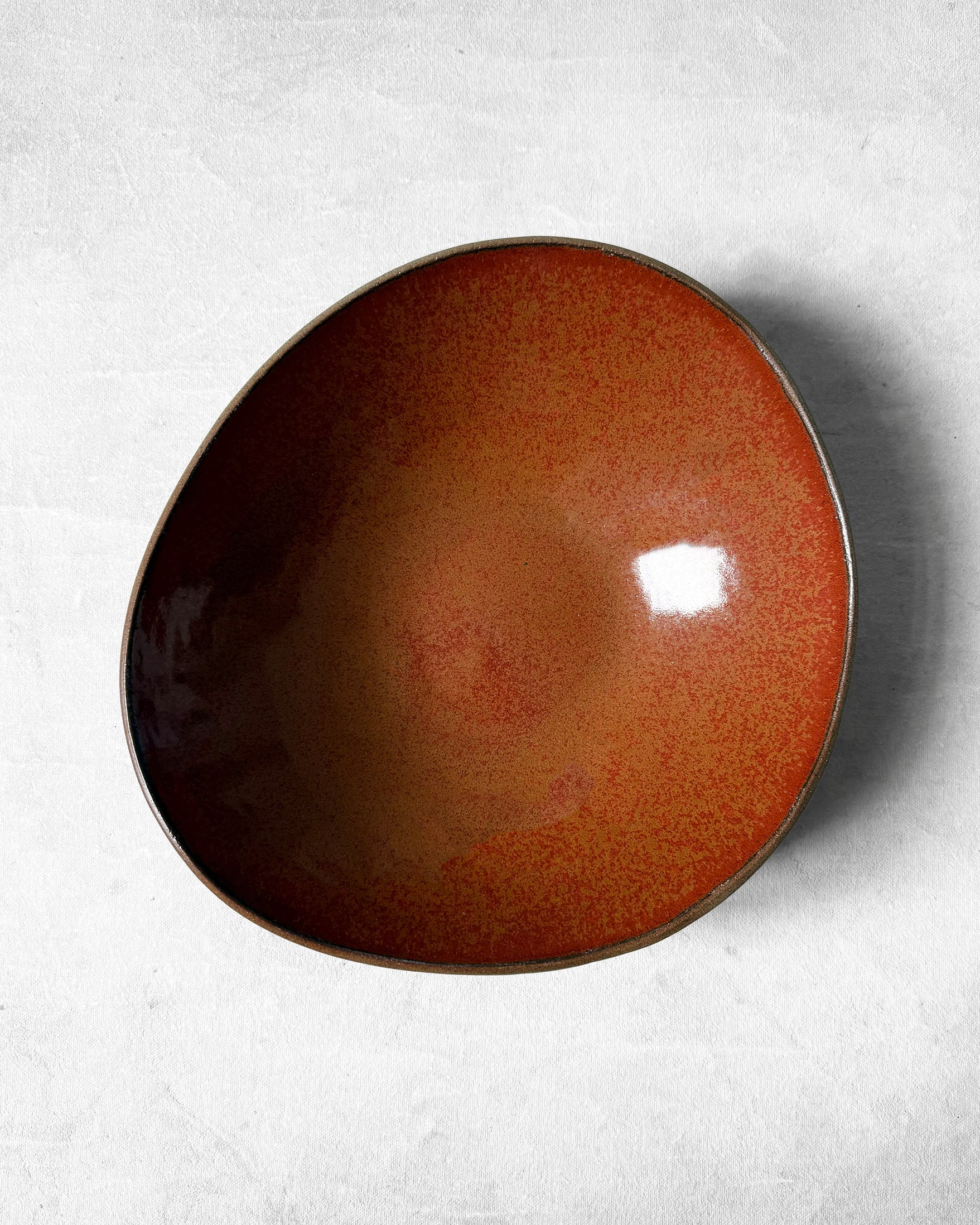 Ramen Bowl in Autumn Red