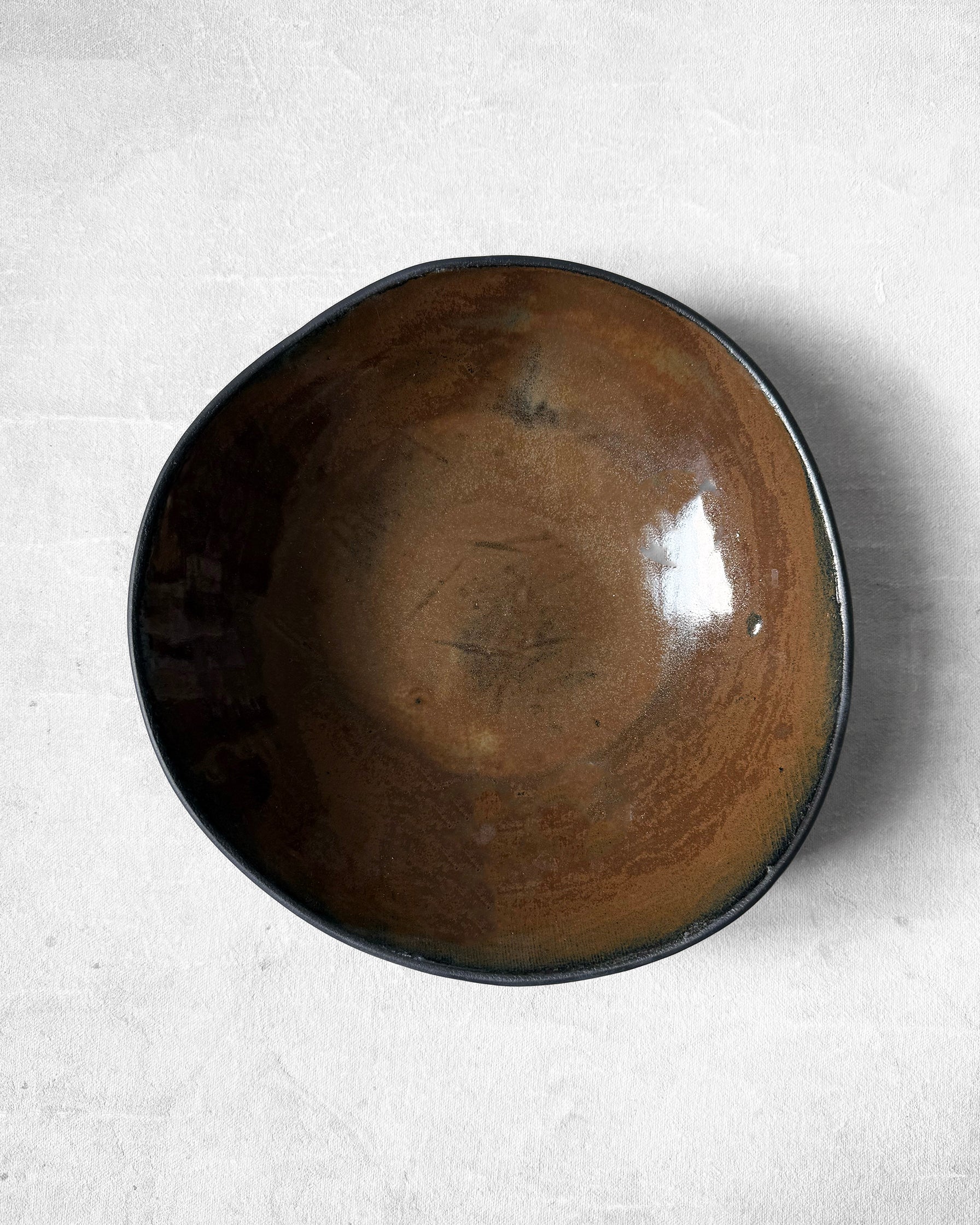 Pasta Bowl in Silky Copper