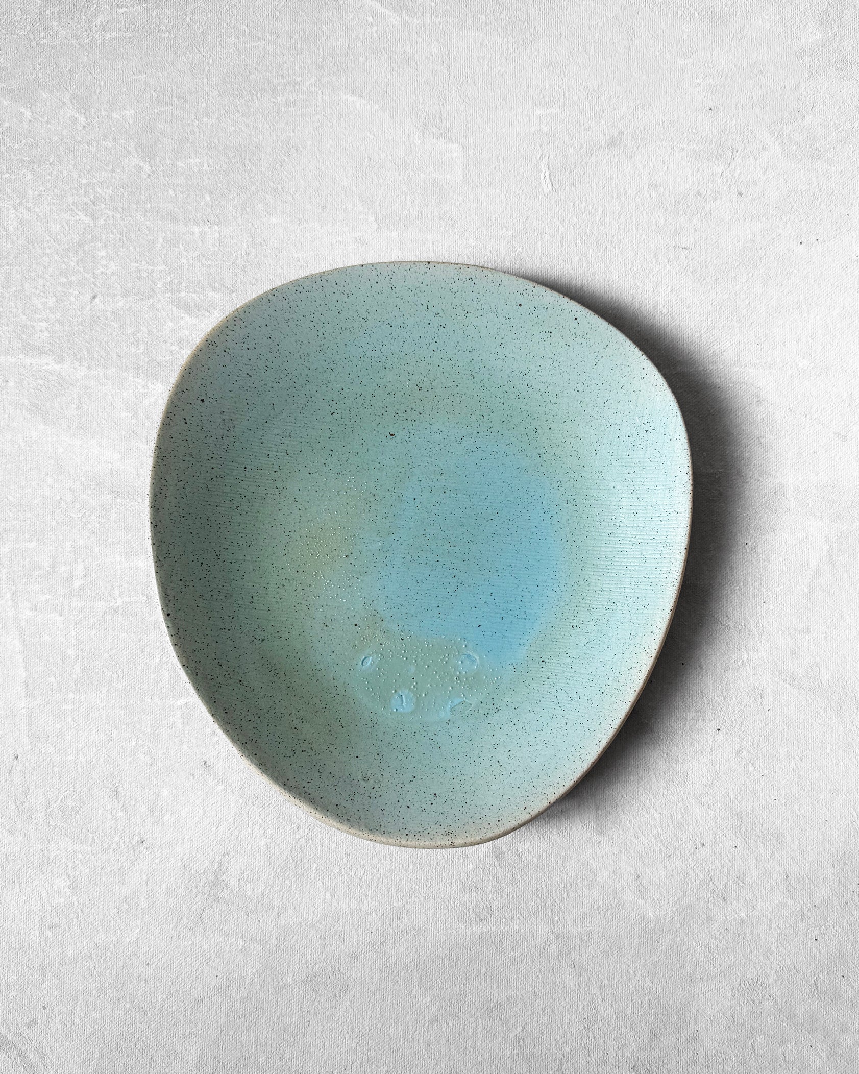 Dessert Plate in Pastel Aqua