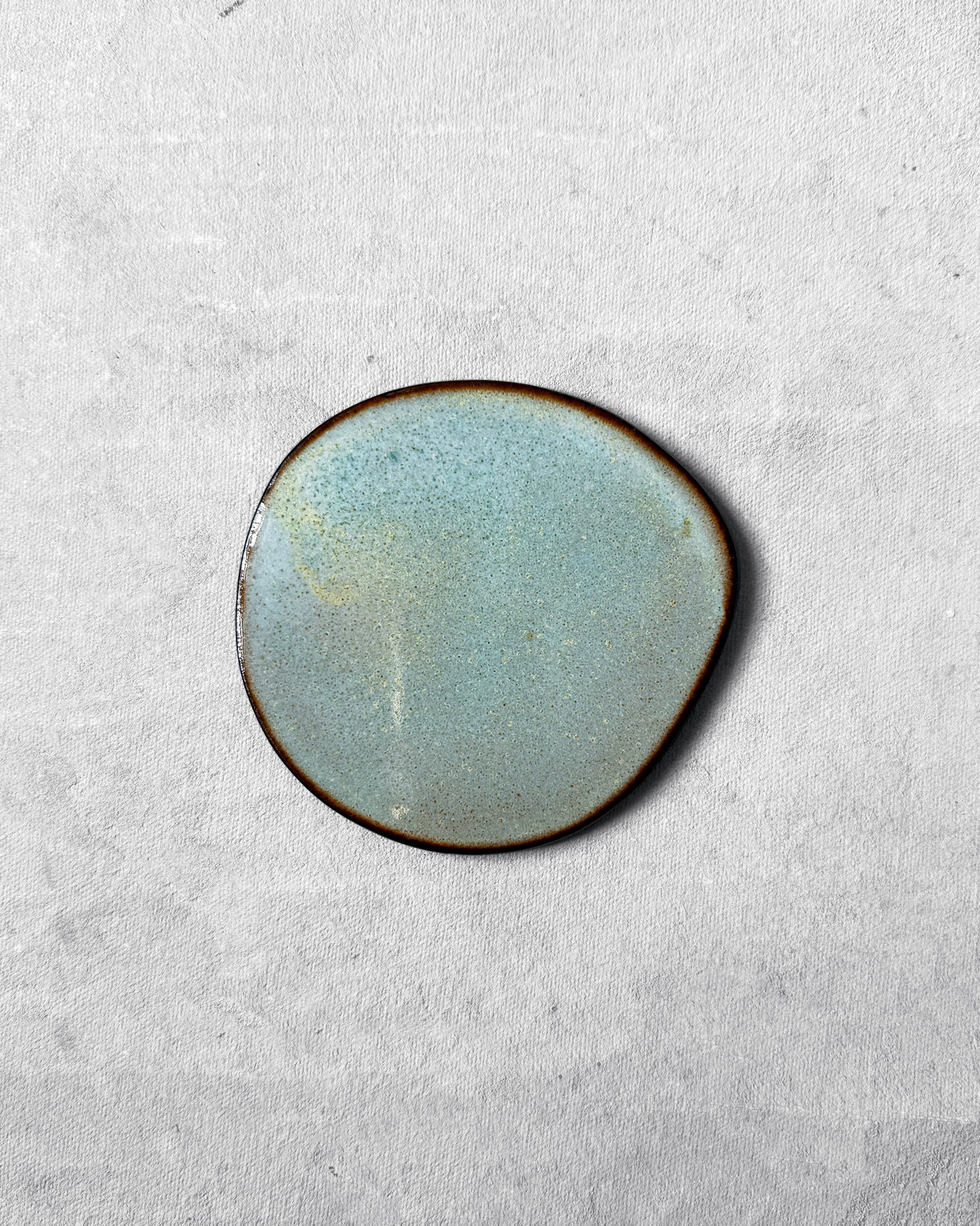 Coaster in Speckled Aqua