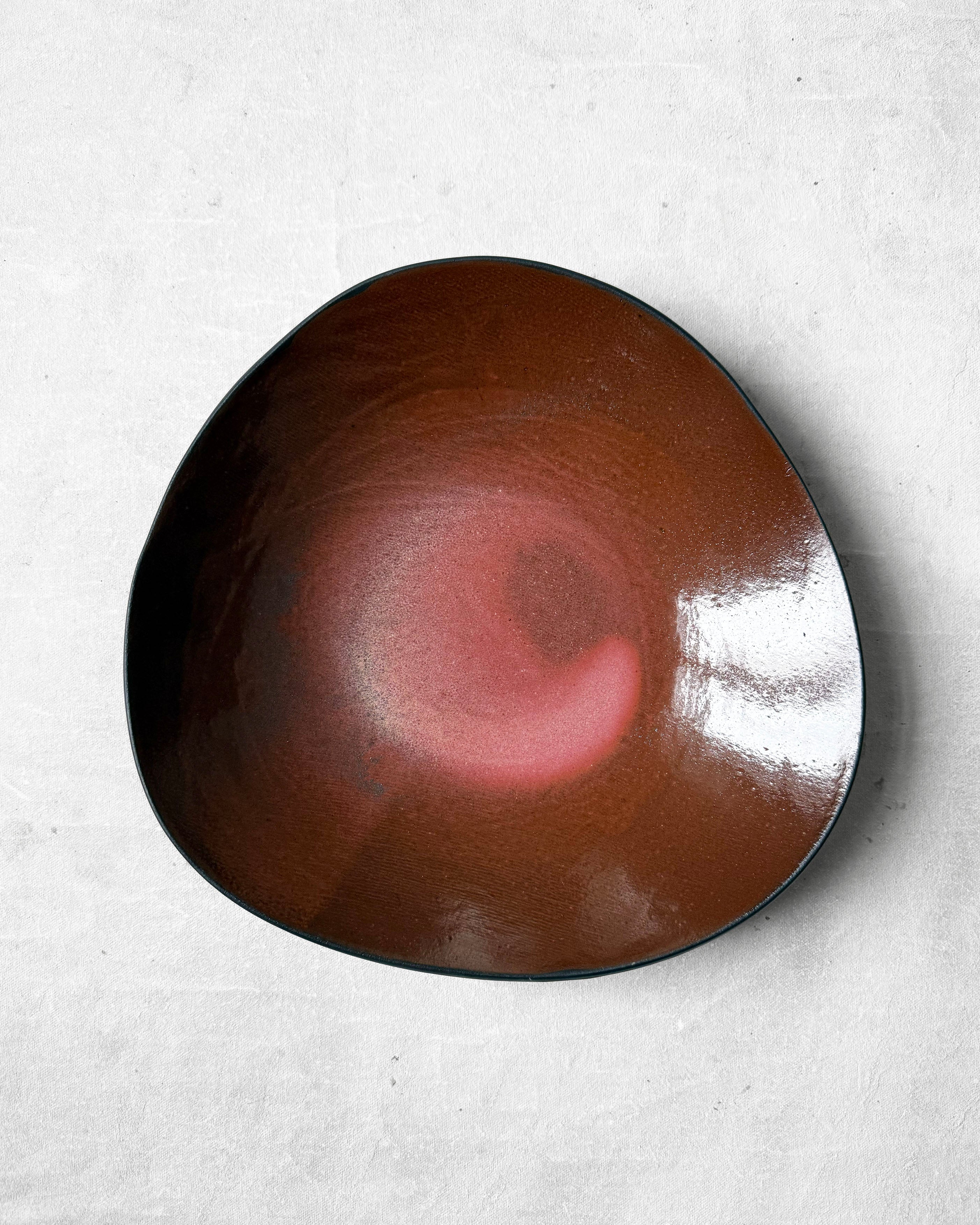 Salad Bowl in Deep Rose Quartz