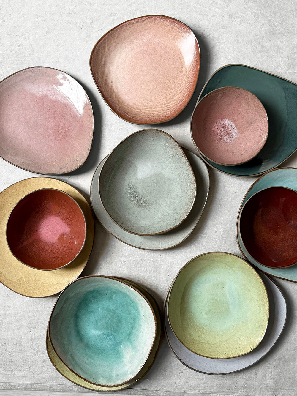 Dinner Plate in Sea Glass