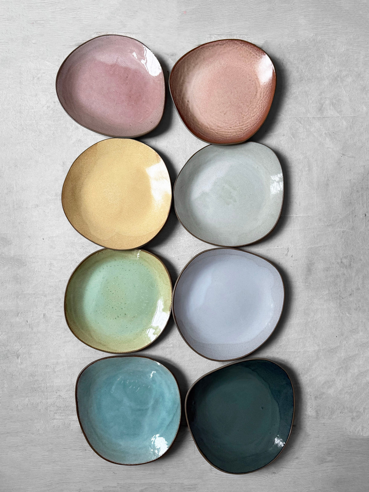 Dessert Plate in Apricot
