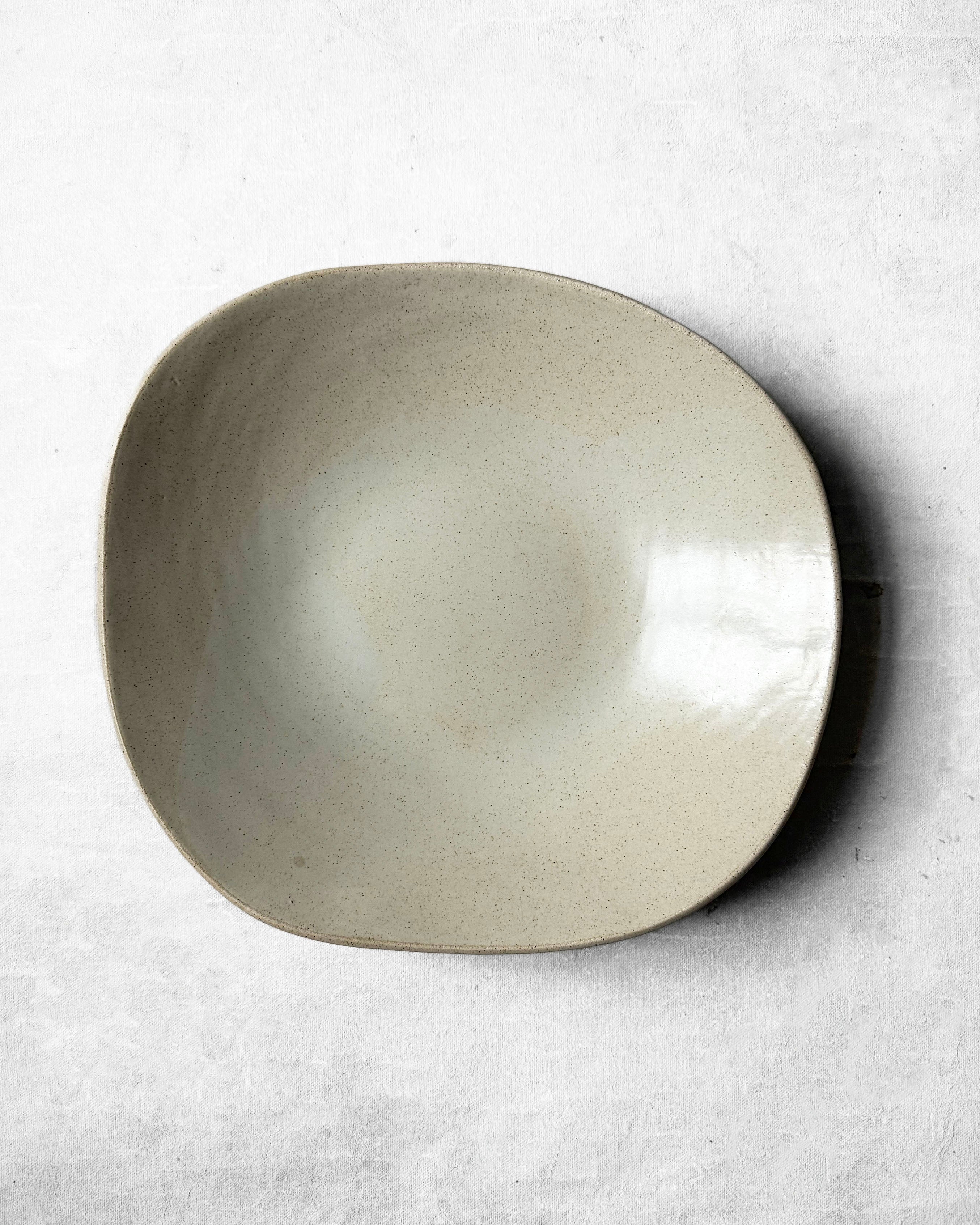 Salad Bowl in Soft Ecru