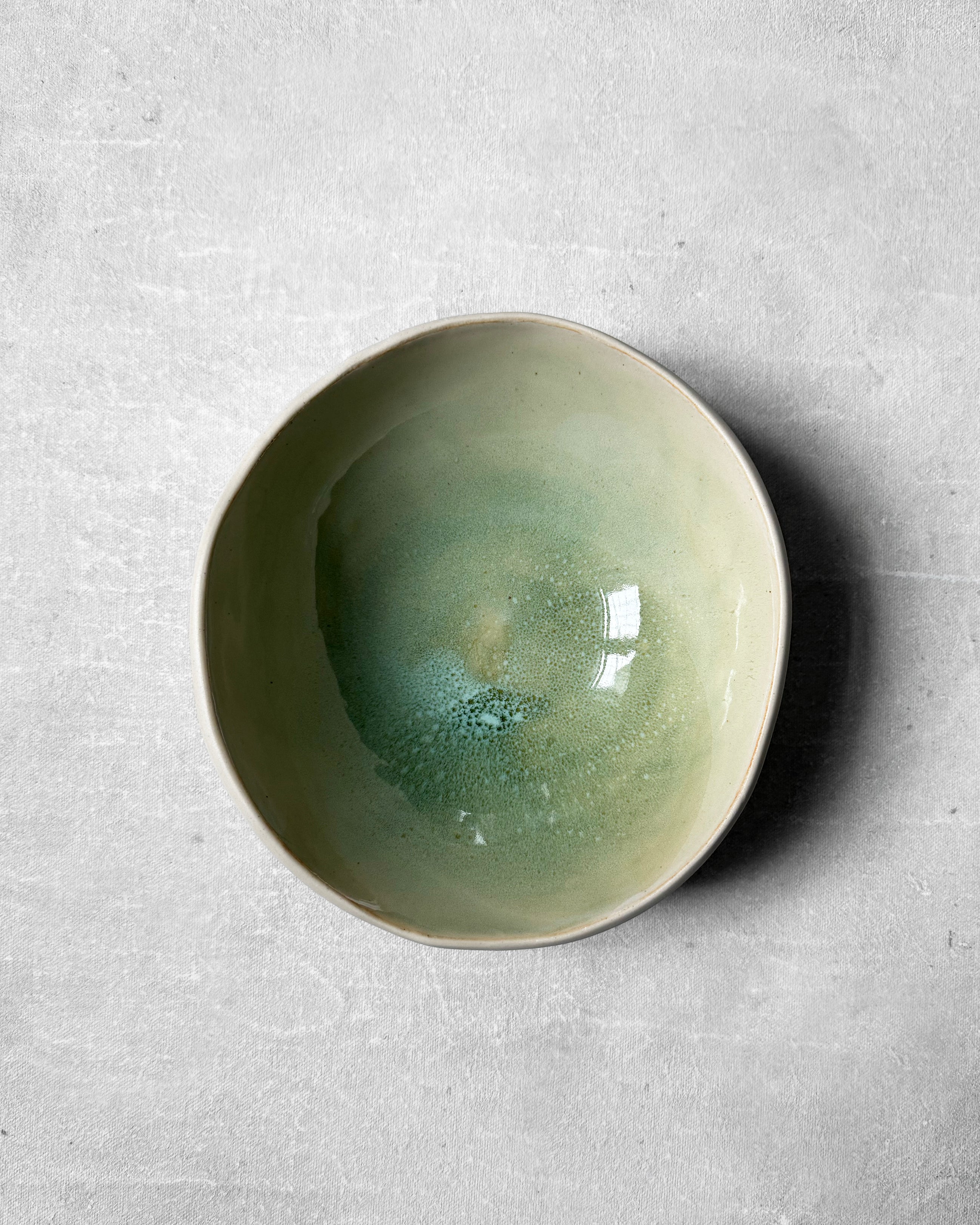 Breakfast Bowl in Early Spring Green