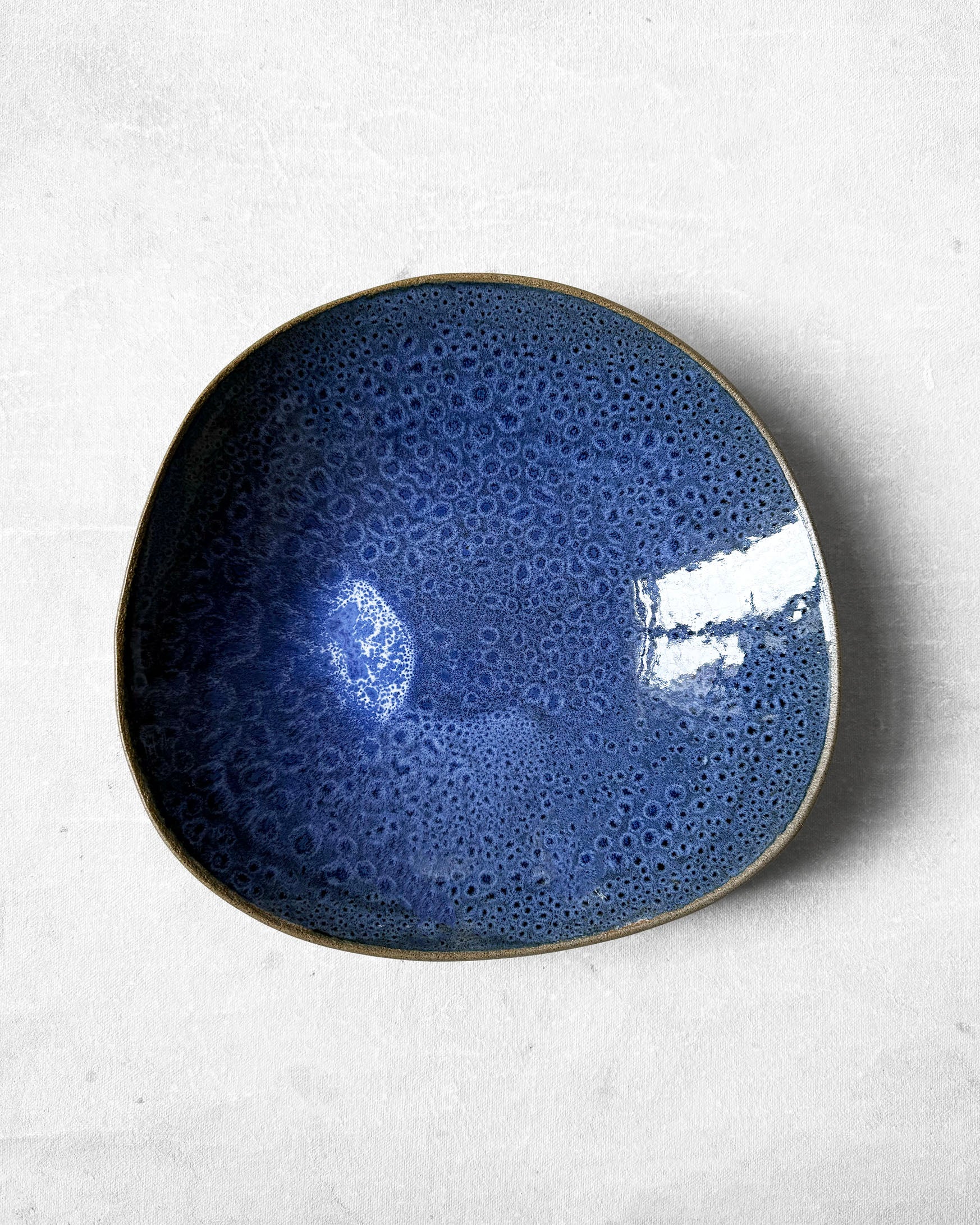 Pasta Bowl in Blue Hydrangea