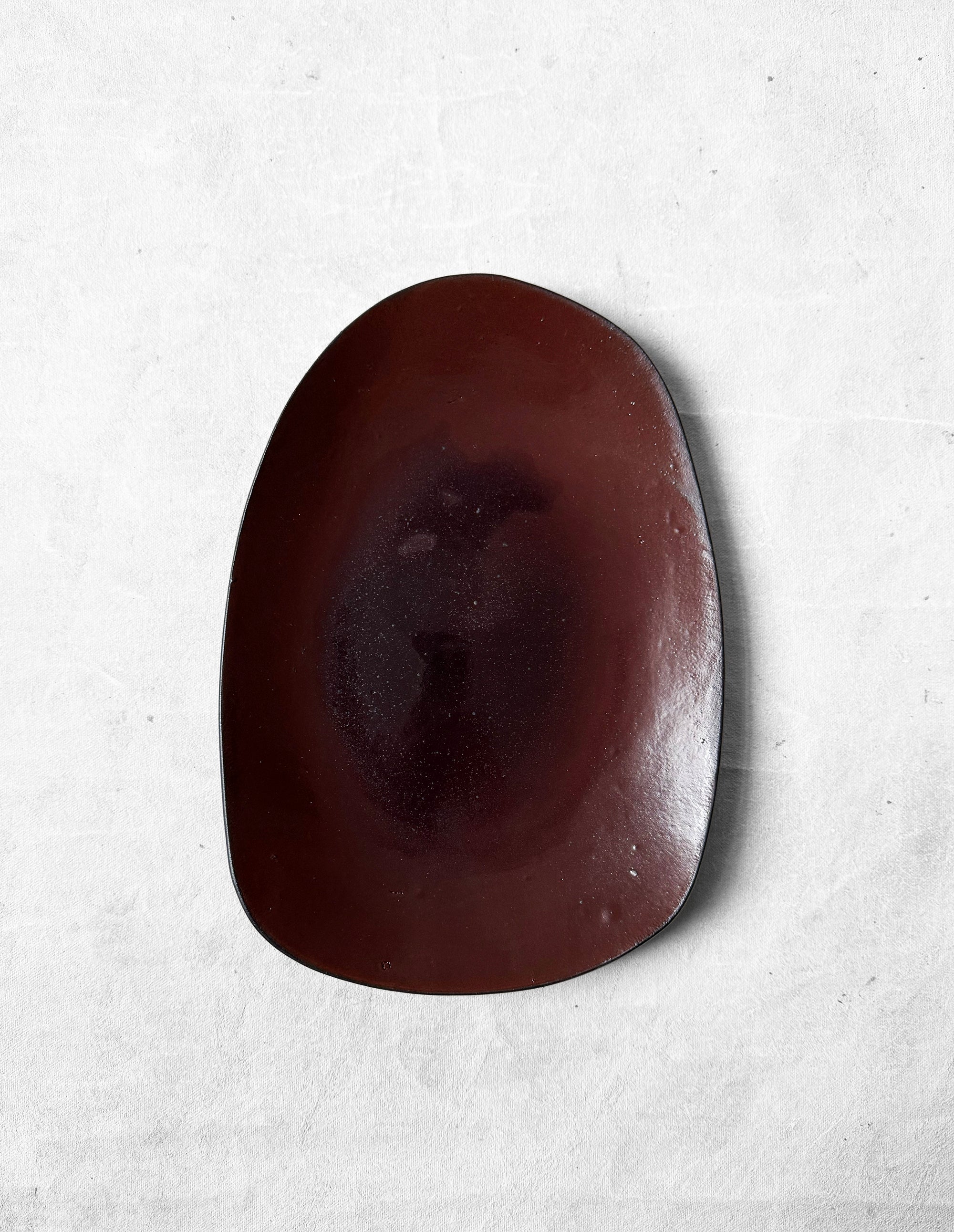 Medium Serving Platter in Spicy Plum