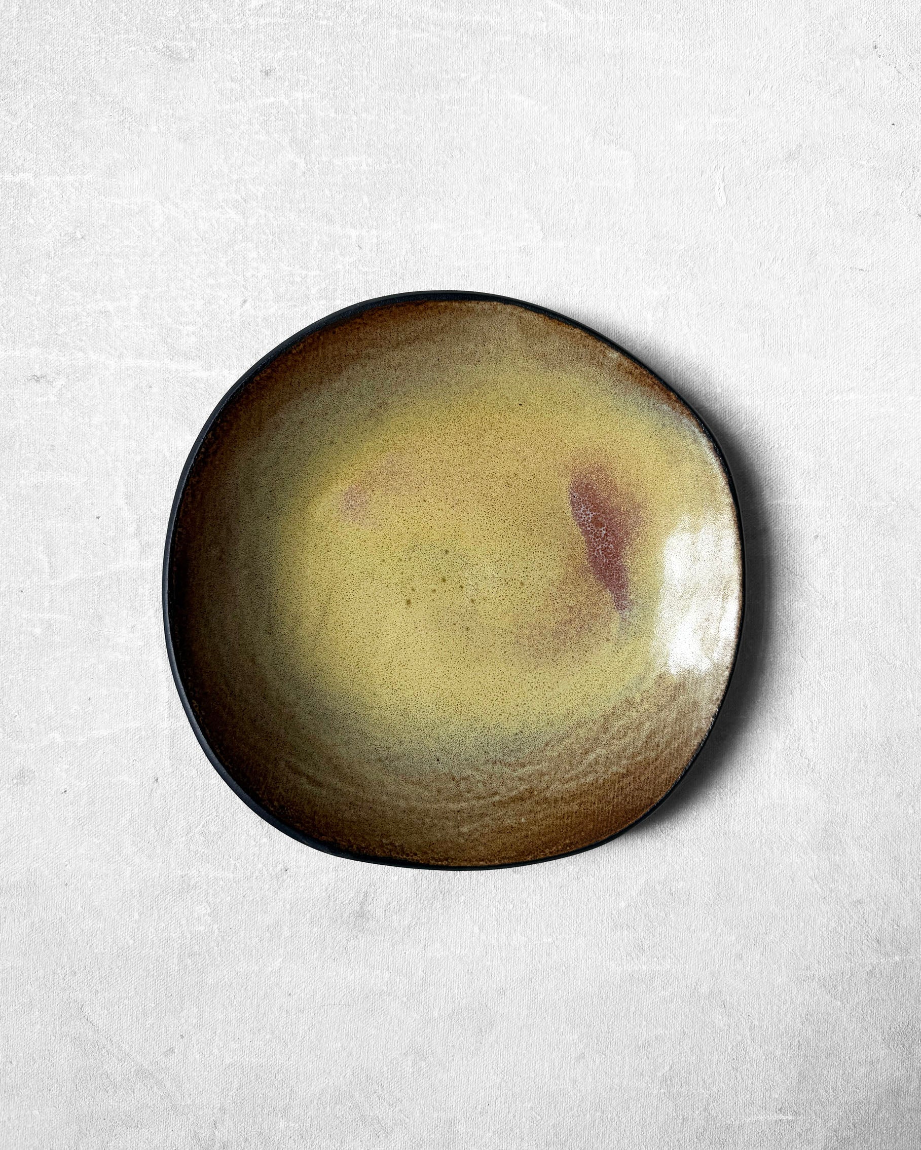 Dessert Plate in Yellow Grace